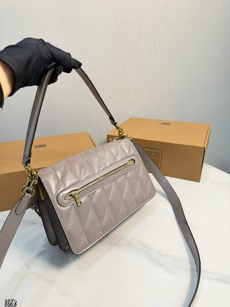 CHAIN TABBY Quilted Chain Shoulder Bag Coach