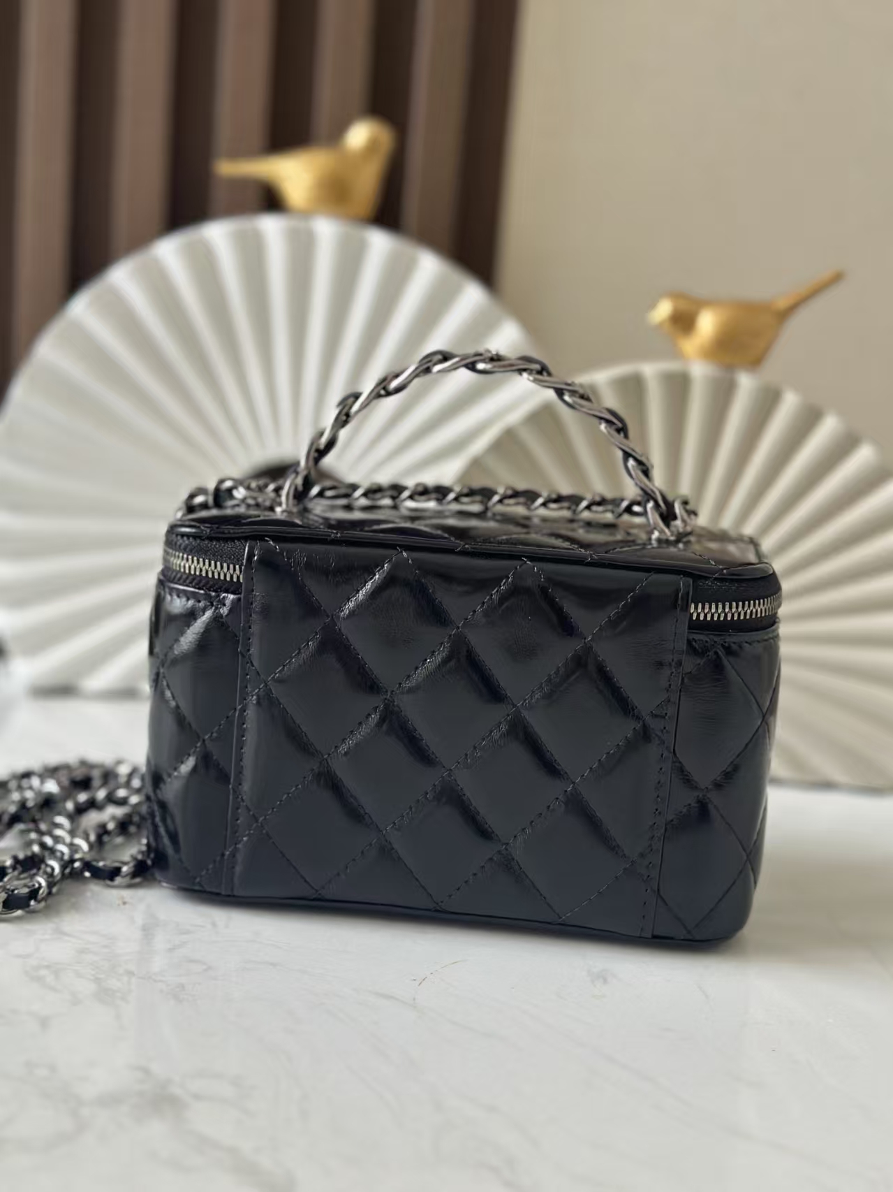 Chanel Cosmetic Case with Handle