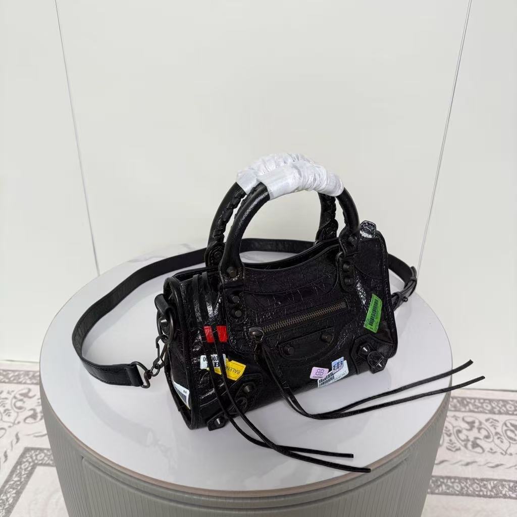 LE CITY small handbag in black, by Balenciaga