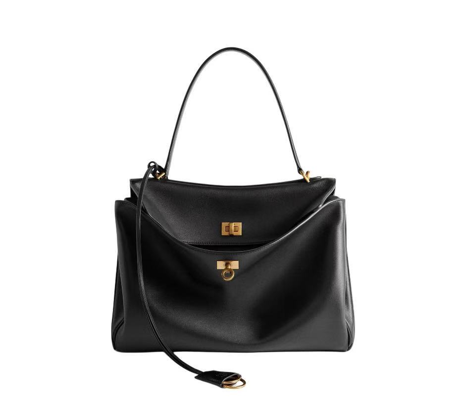 RODEO small-sized grain-pattern cowhide handbag by Balenciaga