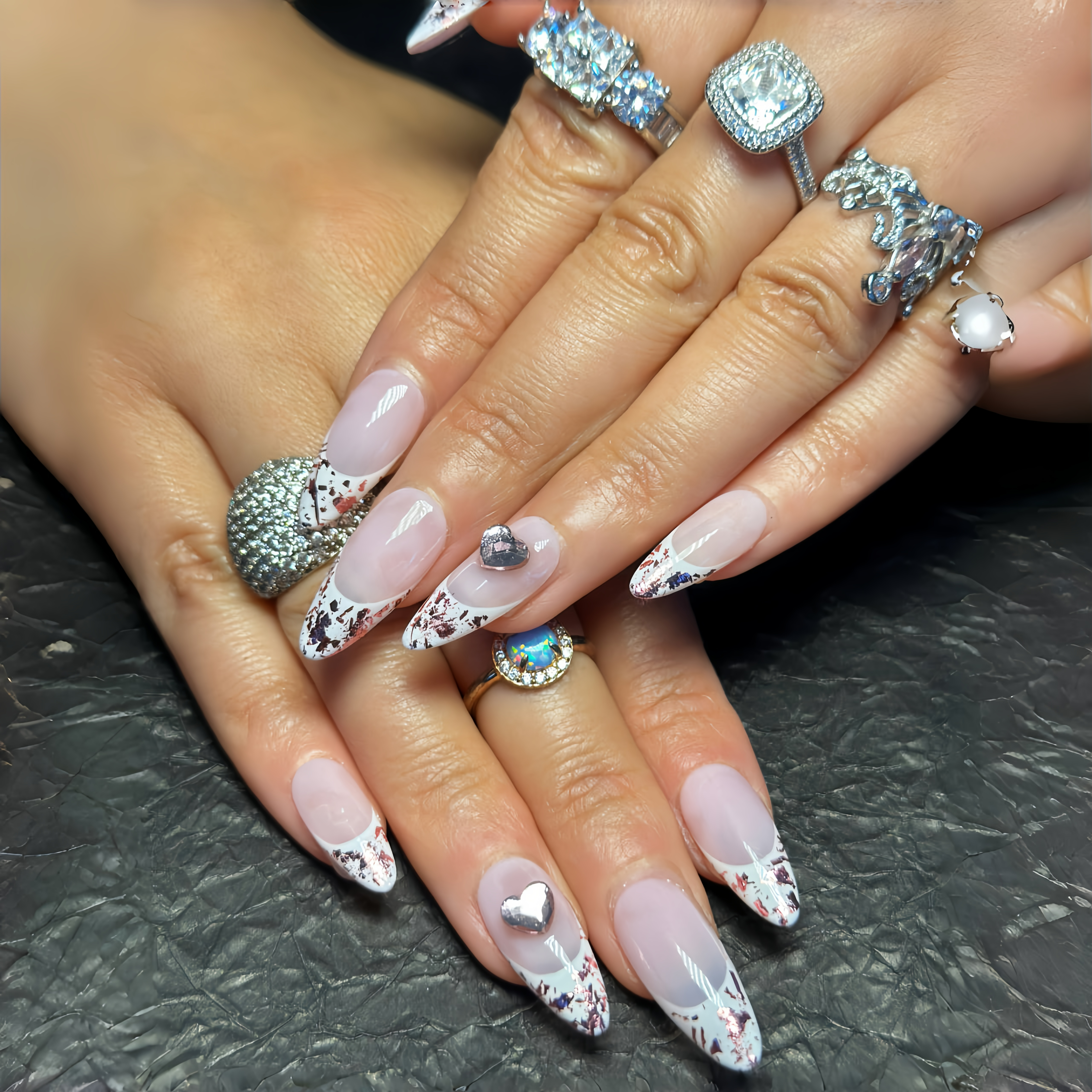 LAVENDER FRENCH HEART