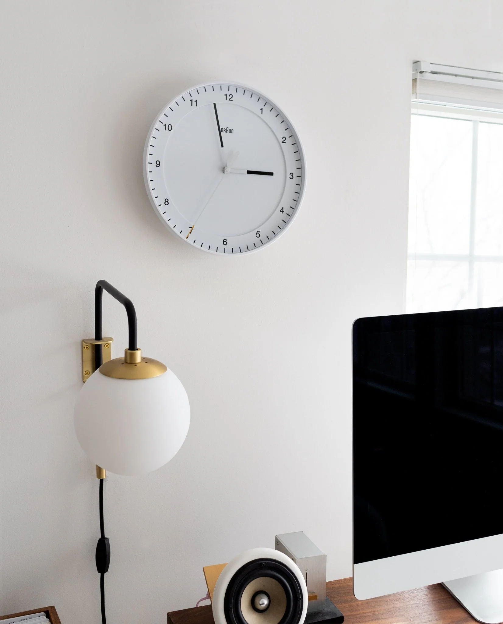 Braun Wall Clock (White)