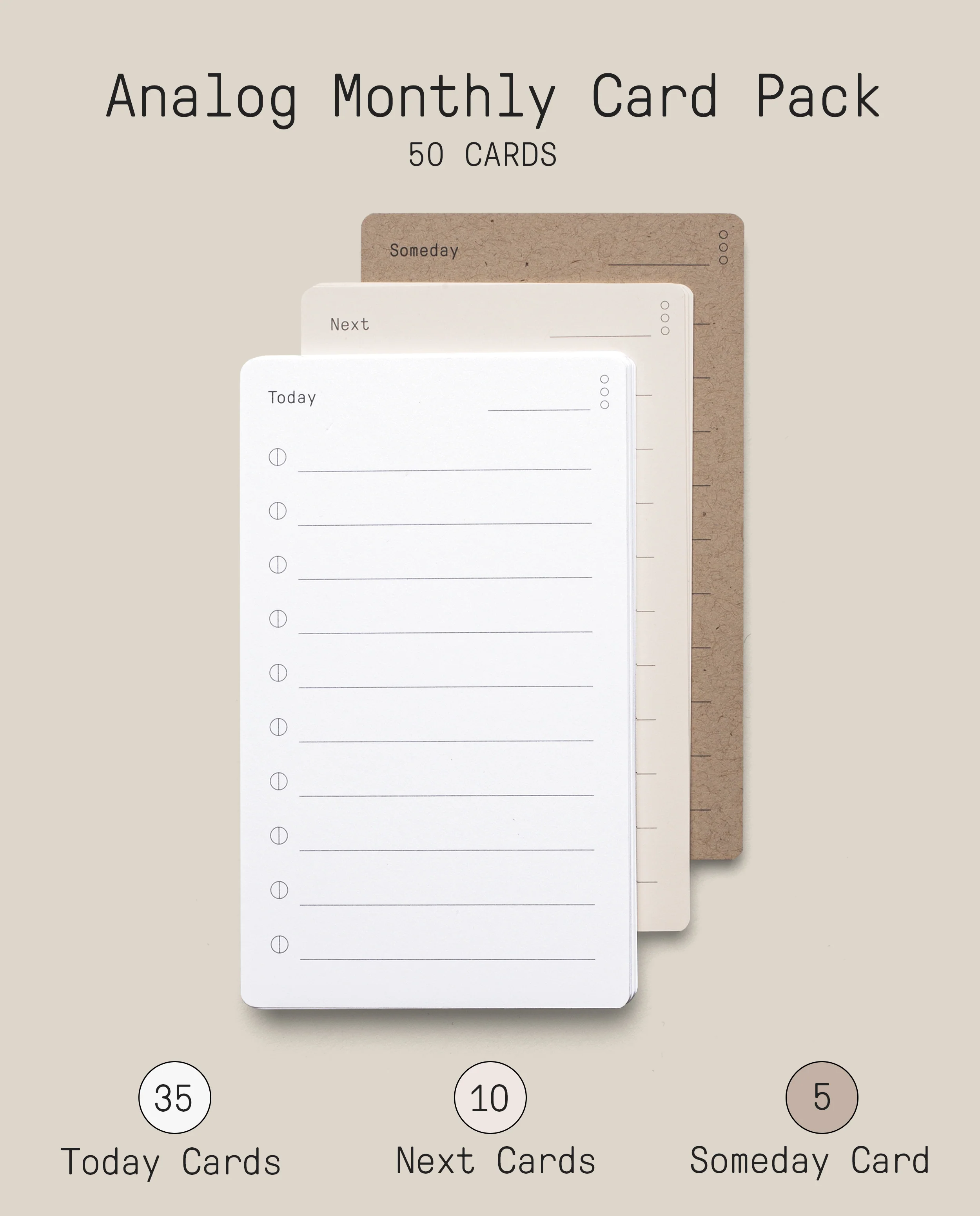 Analog Tray Kit (Black Steel)