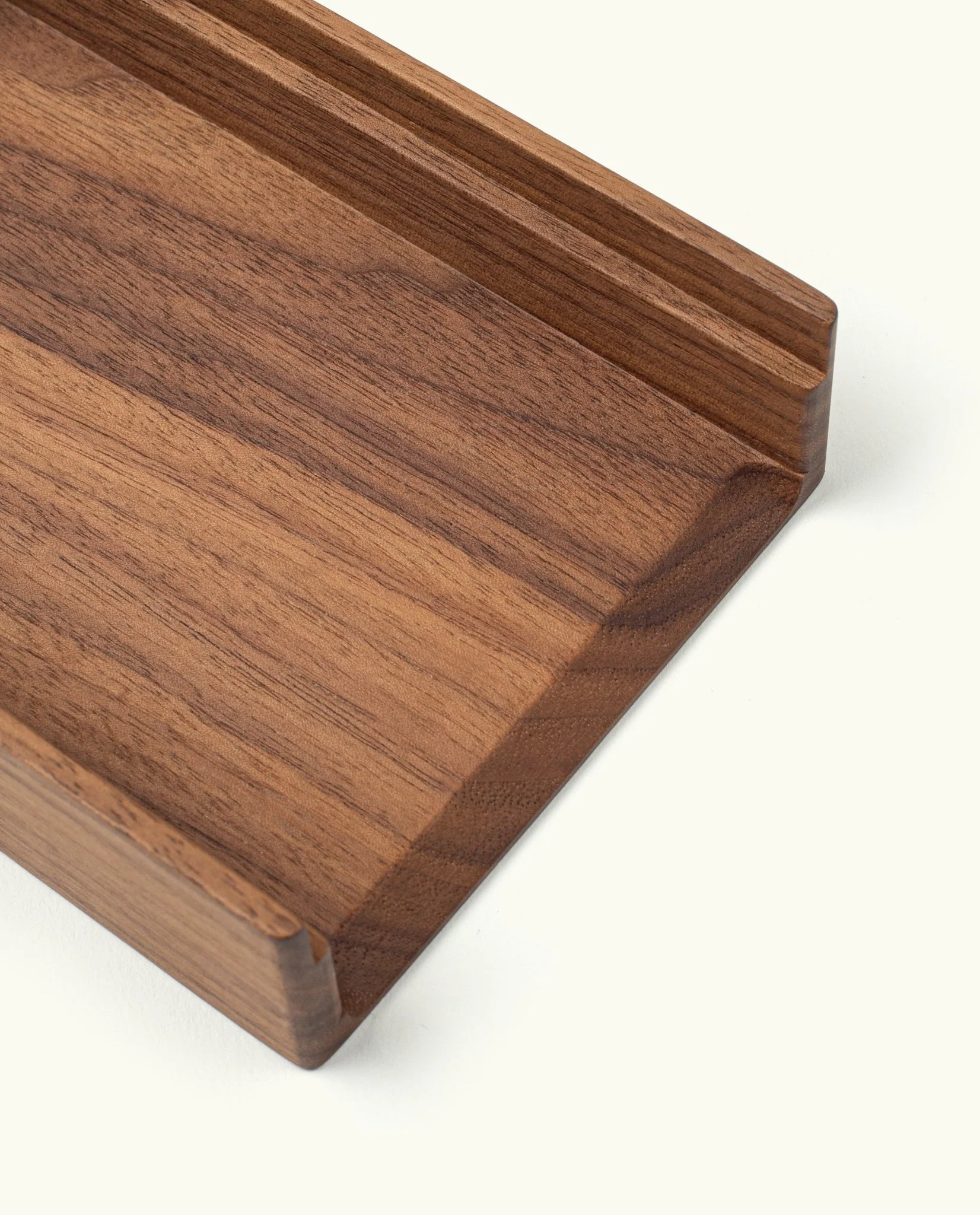 Analog Premium Wood Card Holder (Walnut)