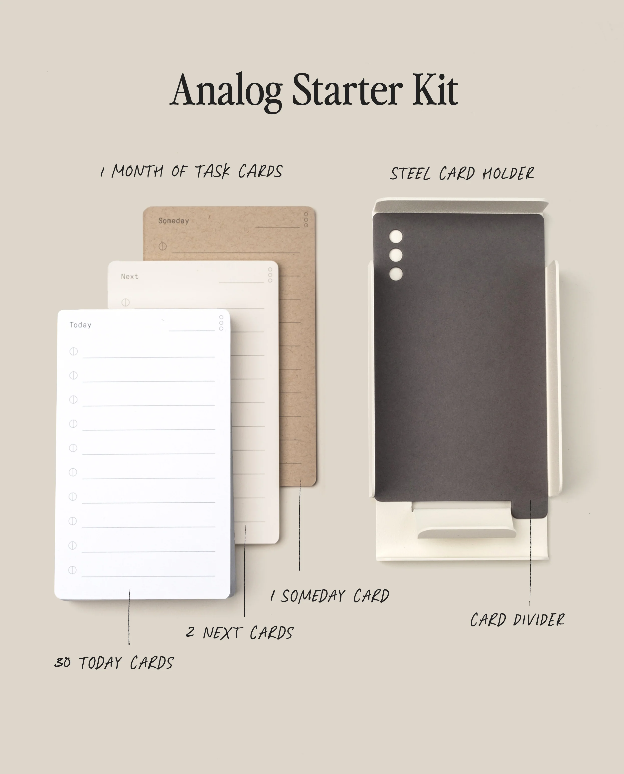 Analog Starter Kit (White Steel)