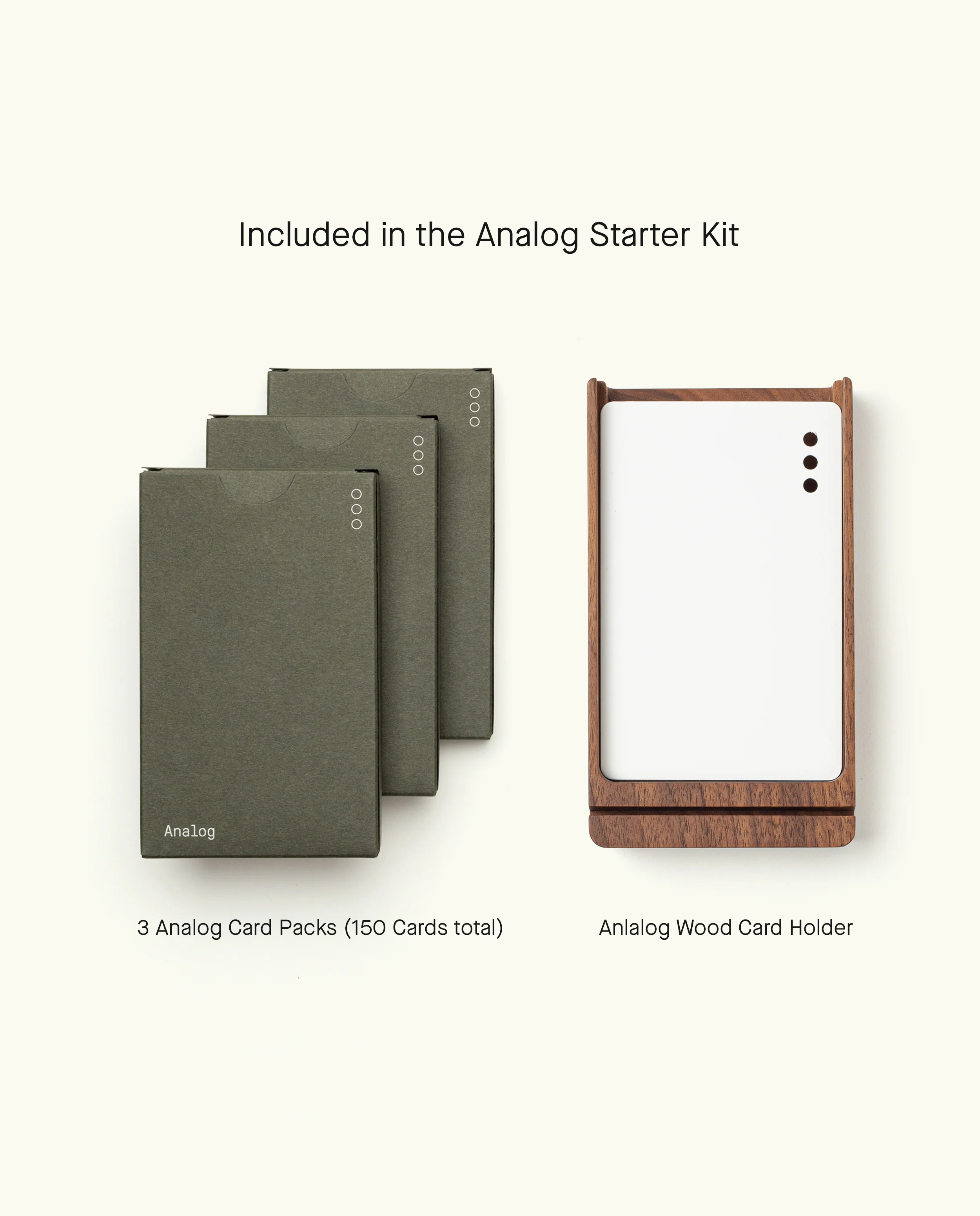 Analog Premium Starter Kit (Walnut)