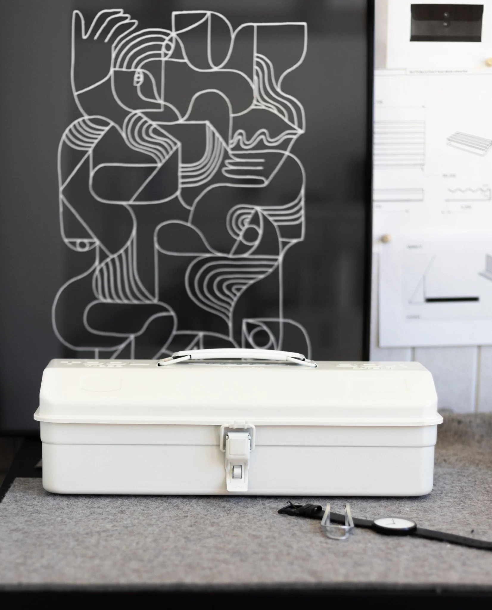 Toyo Camber-top Toolbox Y-350 (White)