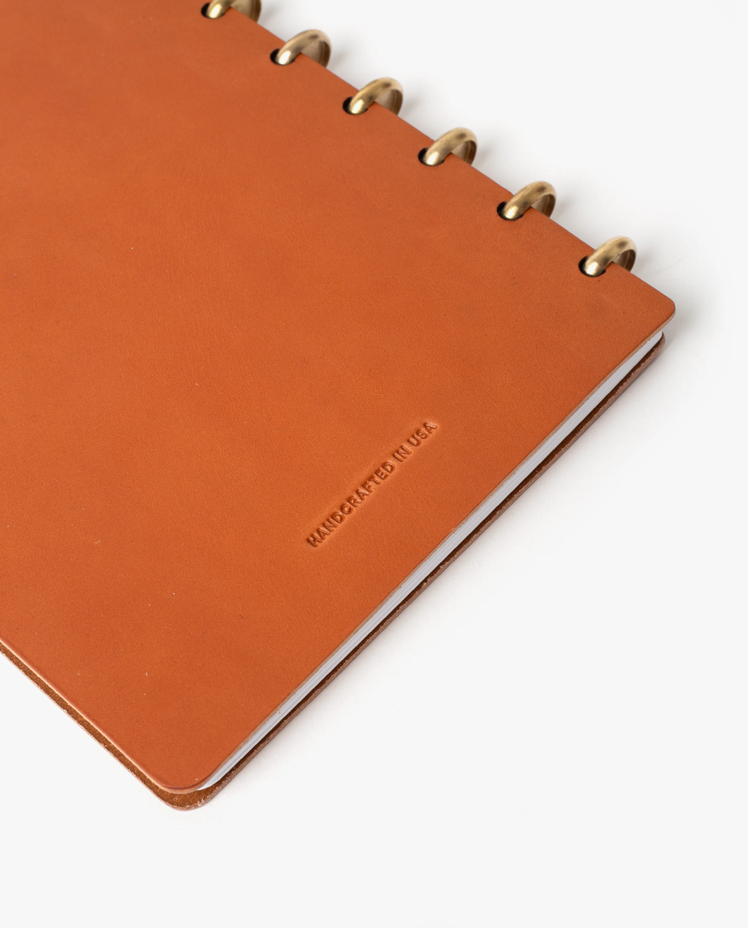 Discbound Heirloom Journal (Tan Leather - Standard 6