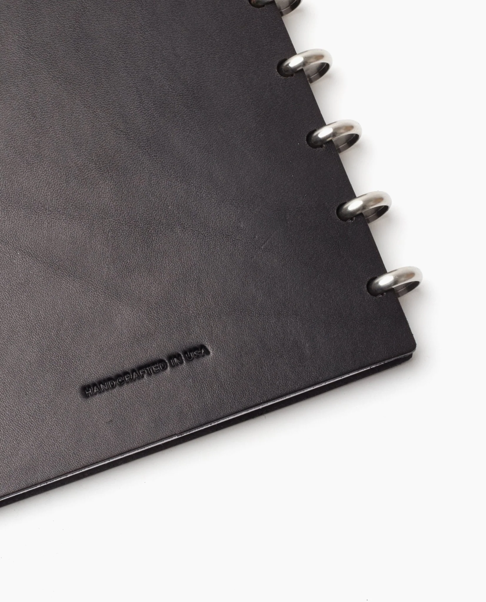 Discbound Heirloom Journal (Black Leather - Standard 6