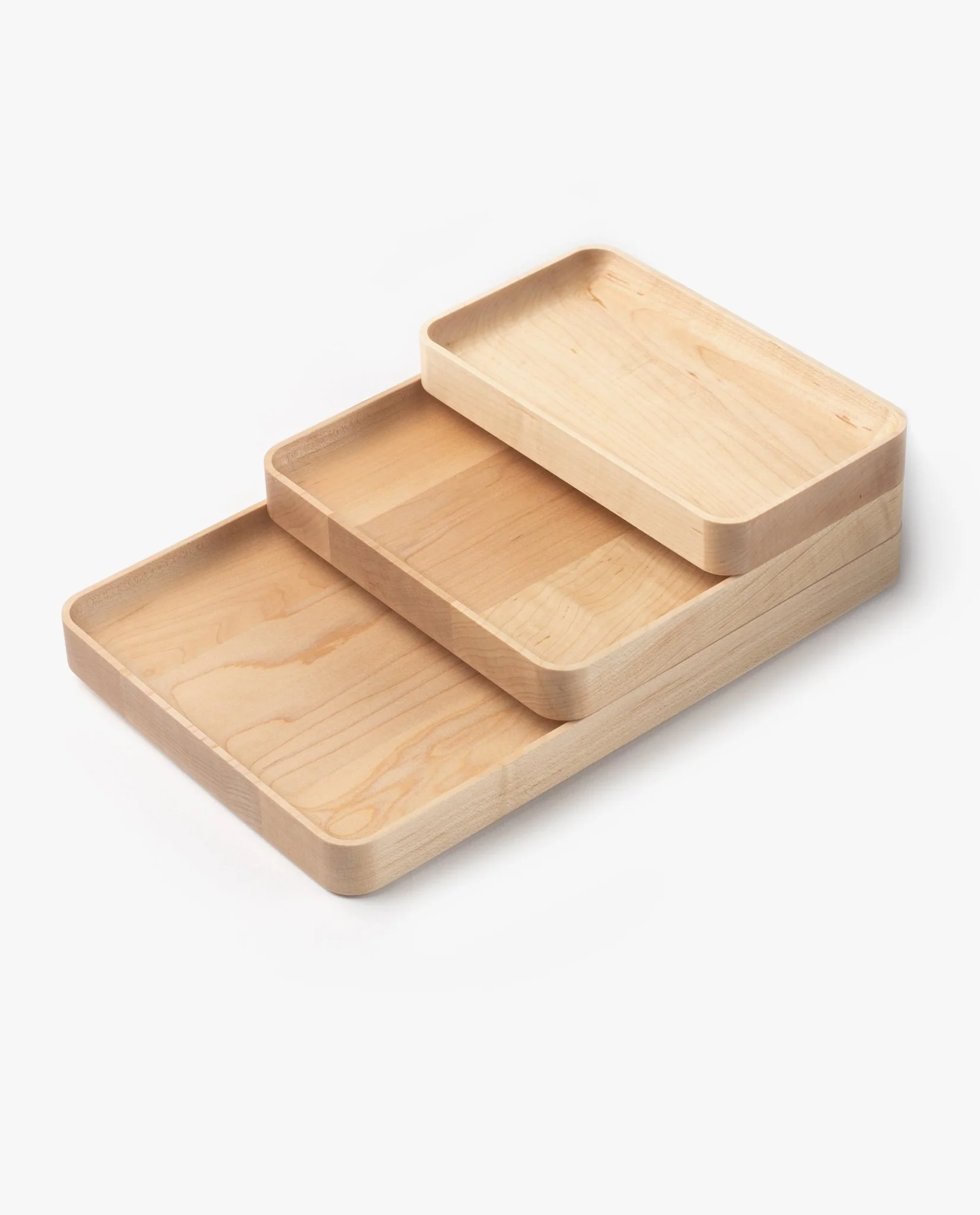 Valet Tray Bundle (Maple - Set of 3)