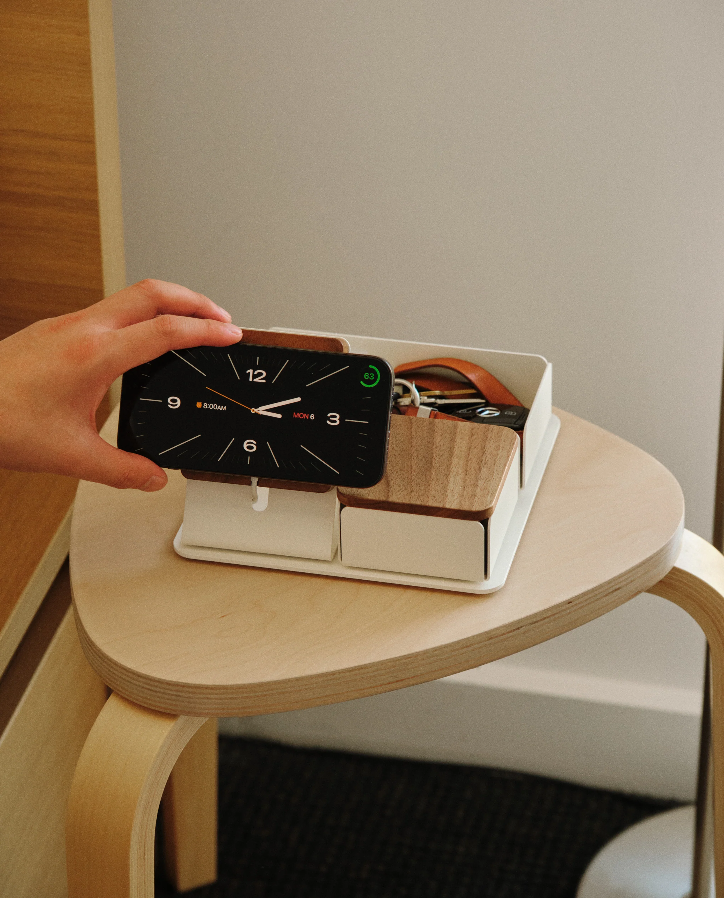 2x2 Premium Organizer Set (White/Walnut)