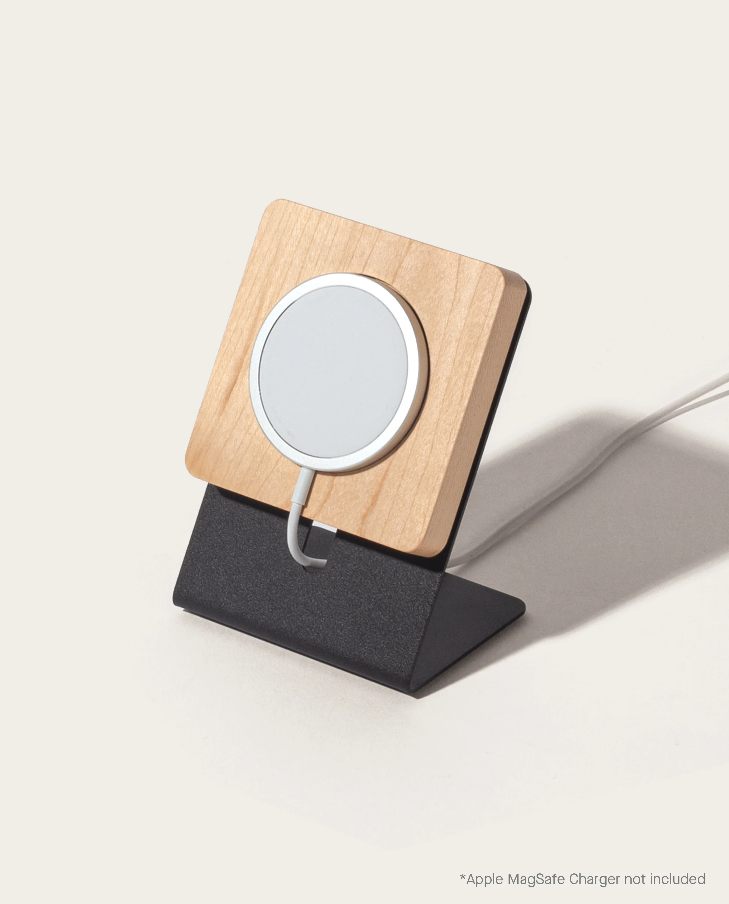 Gather MagSafe Phone Stand (1x1 - Black/Maple)