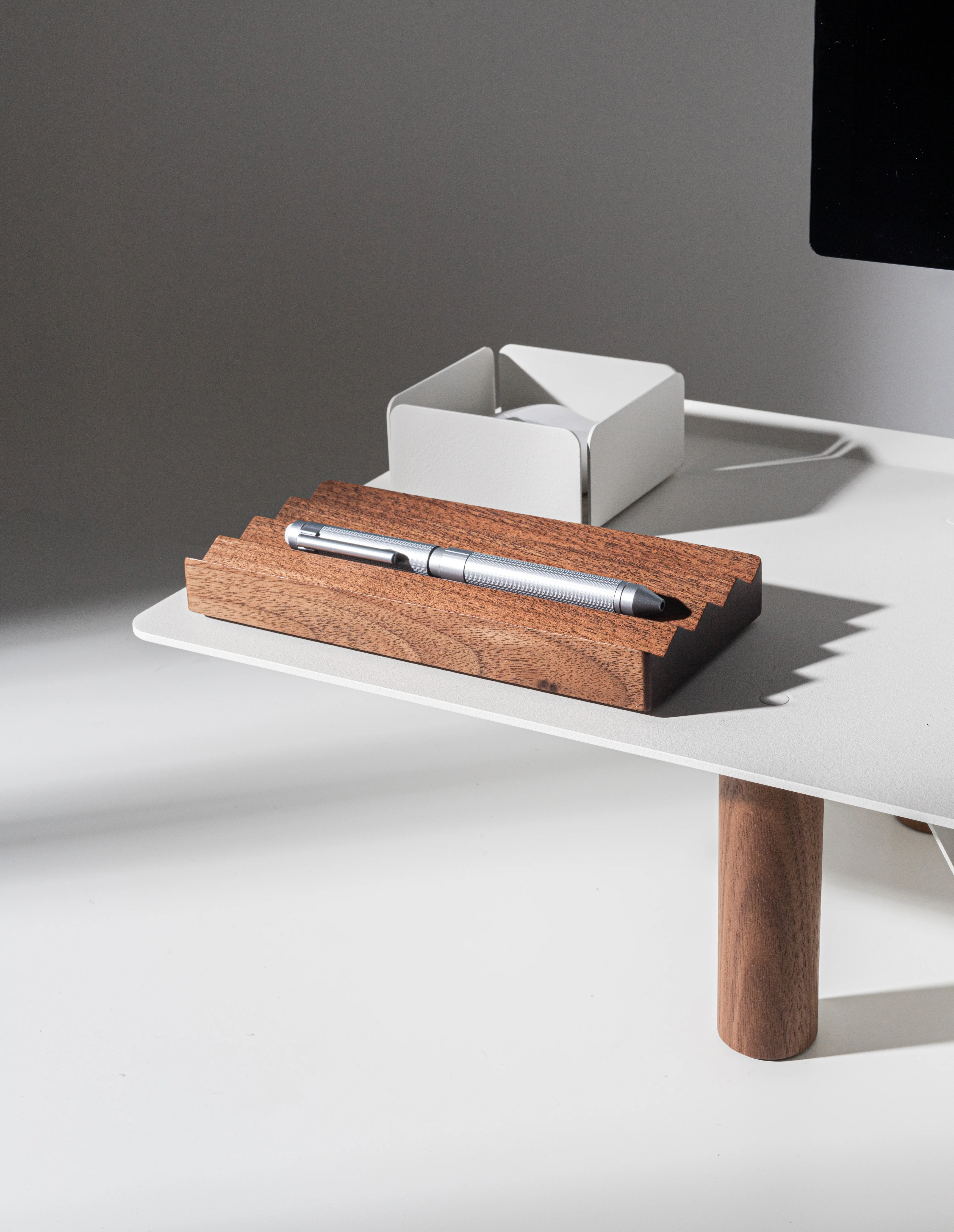 Gather Productivity Kit (White/Walnut)