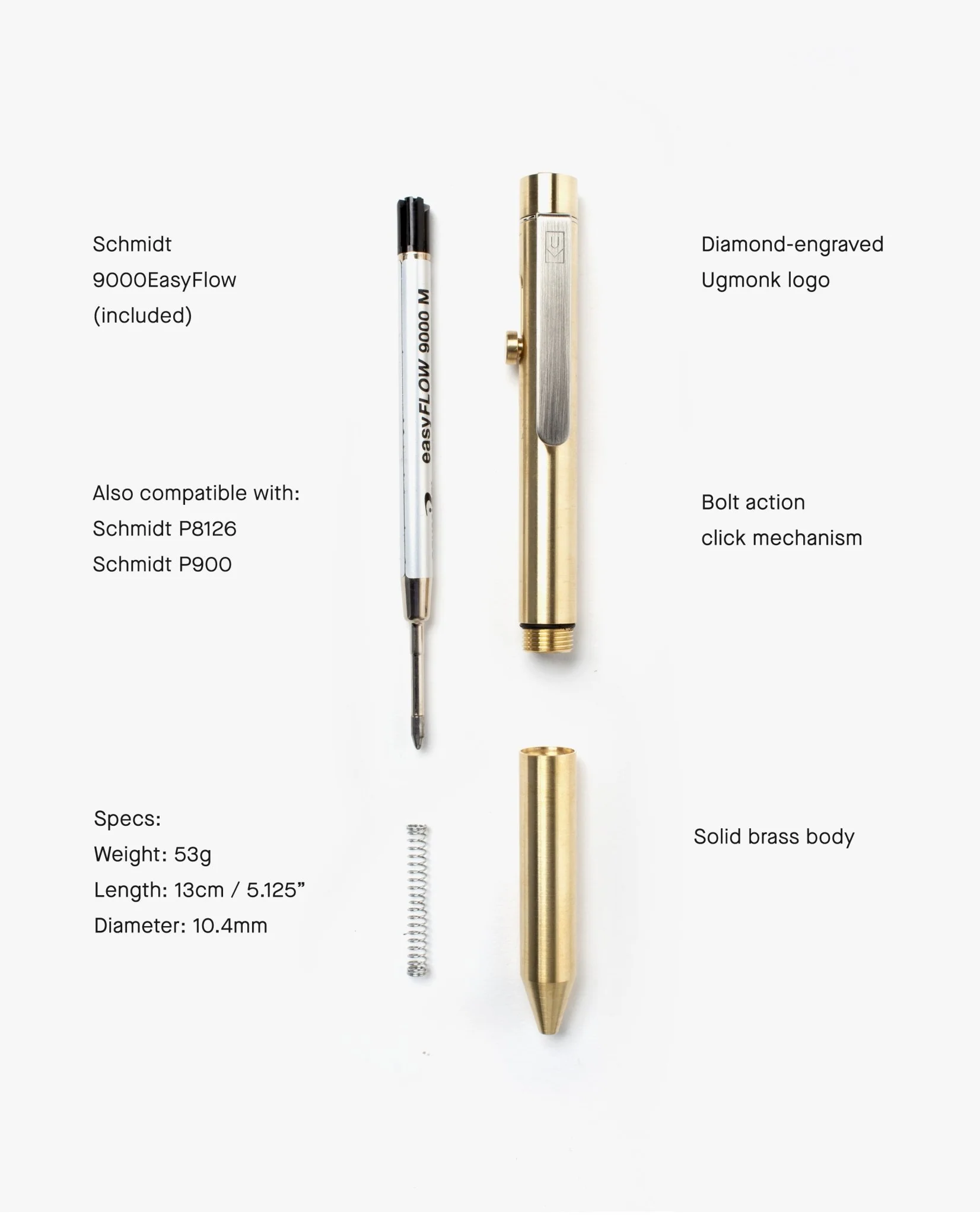 Bolt Action Pen (Brass)
