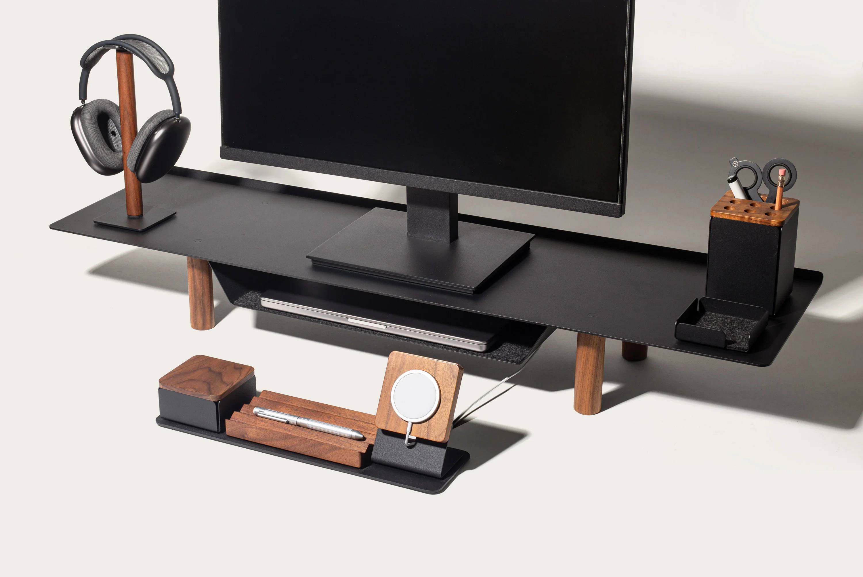 Gather Productivity Kit (Black/Walnut)