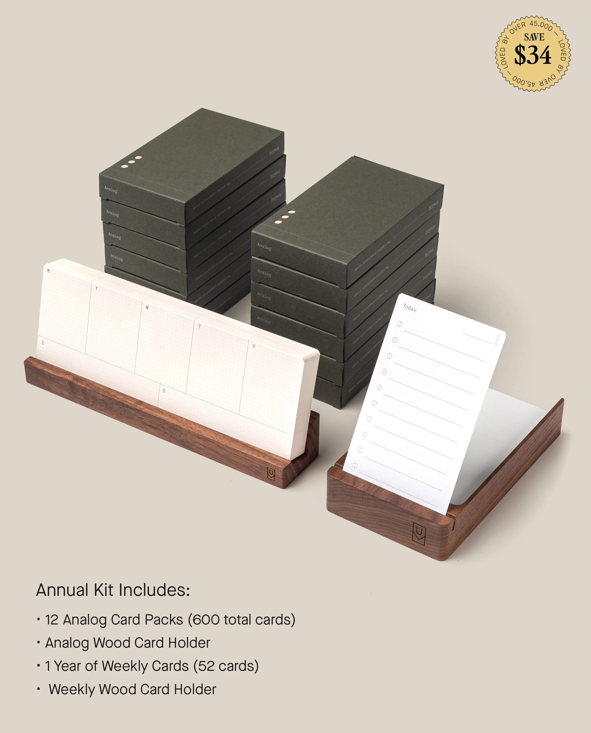 Analog Annual Kit (Walnut)