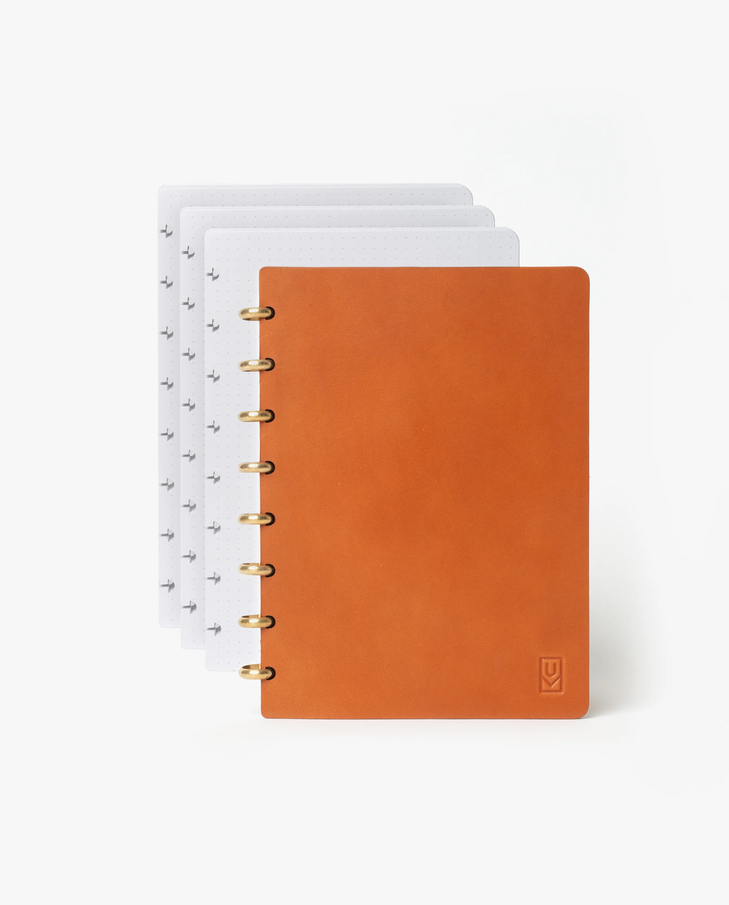 Discbound Heirloom Journal Bundle (Tan Leather - Standard 6