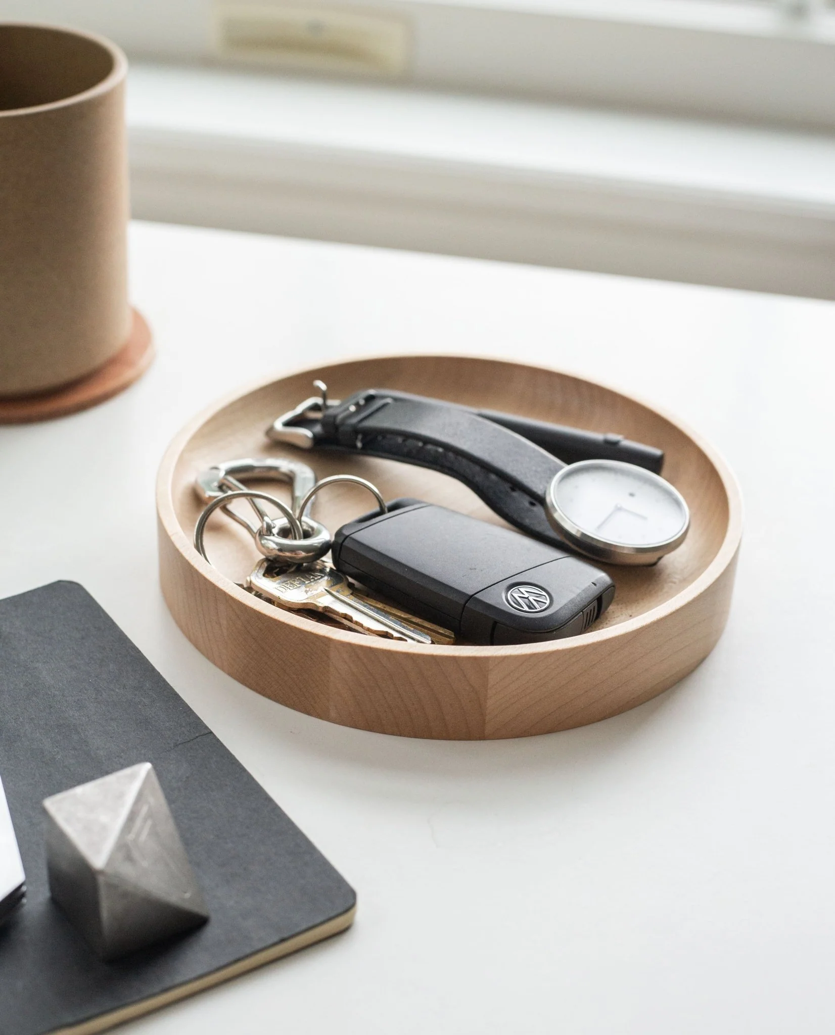 Round Valet Tray (Maple - Small)