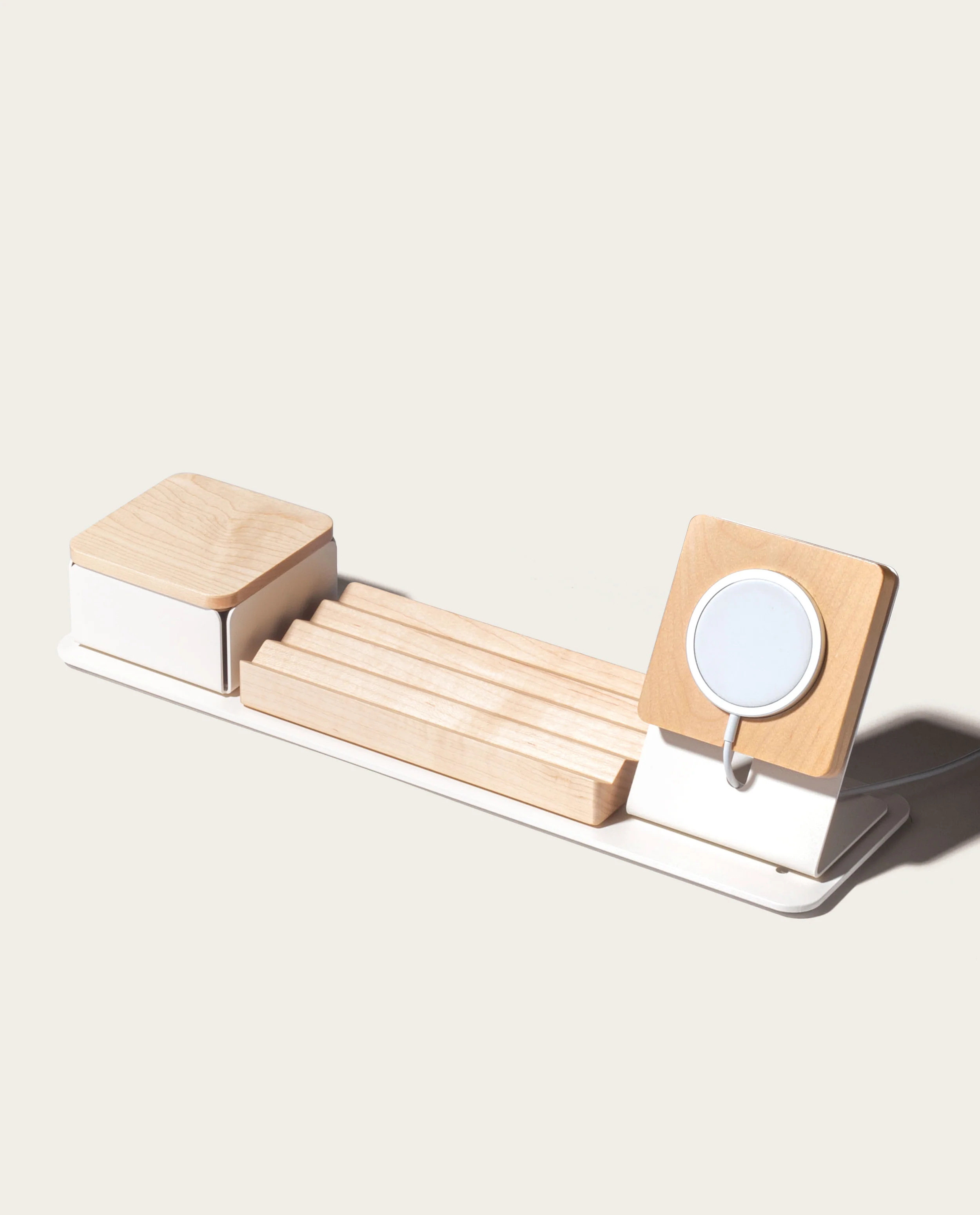 Gather 1x4 Premium Organizer Set (White/Maple)