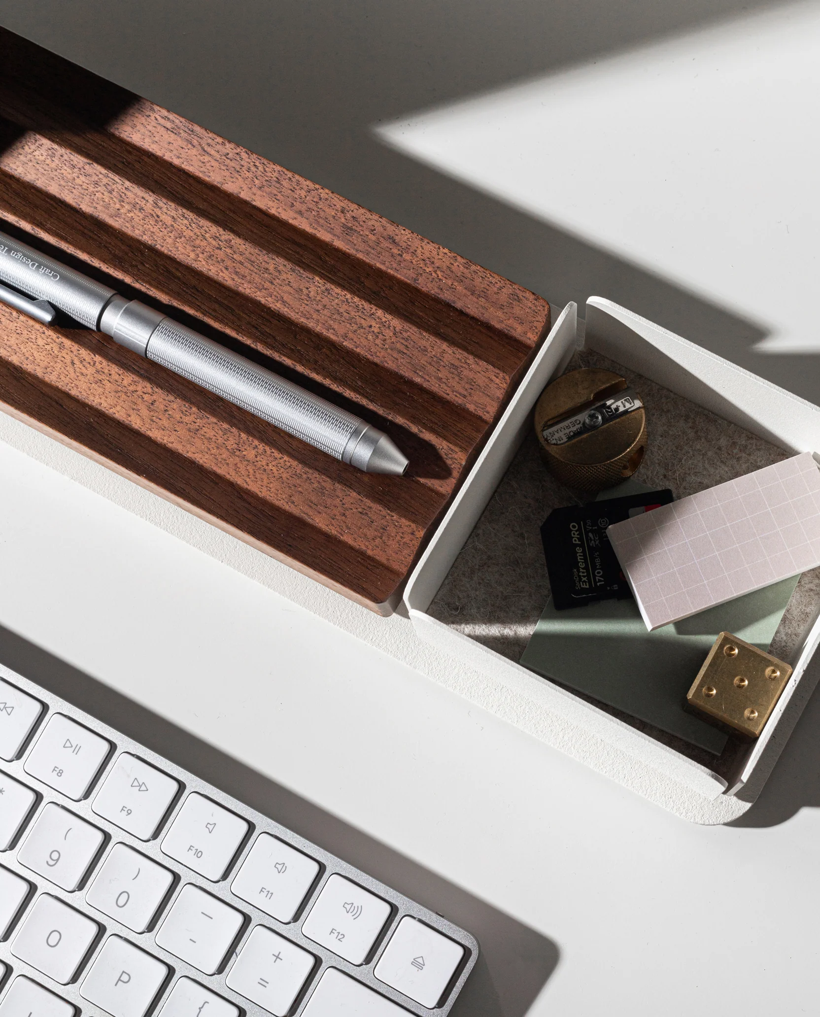 Gather Productivity Kit (White/Walnut)