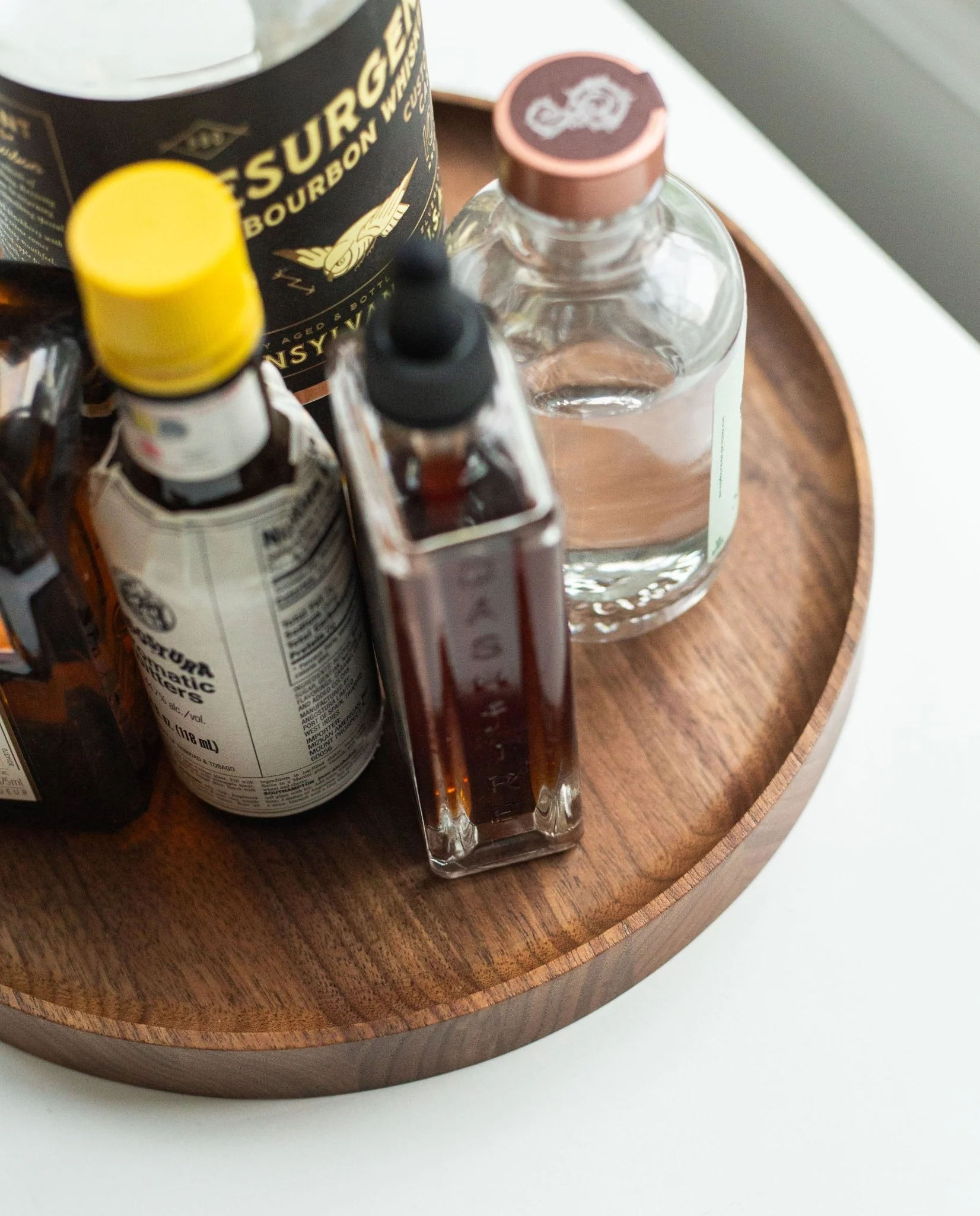 Round Valet Tray (Walnut - Large)