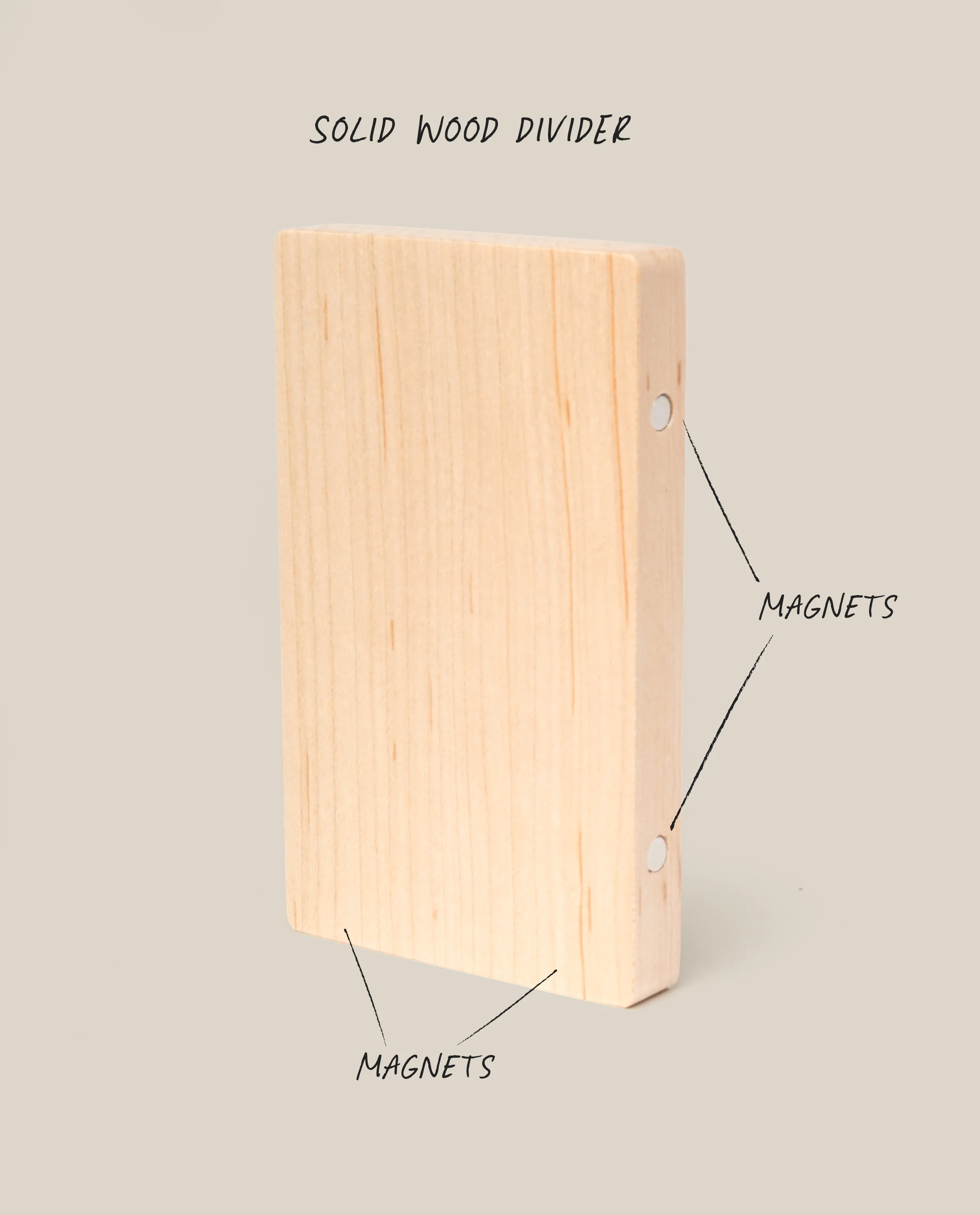 Analog Archive Box (White Steel / Maple Wood)