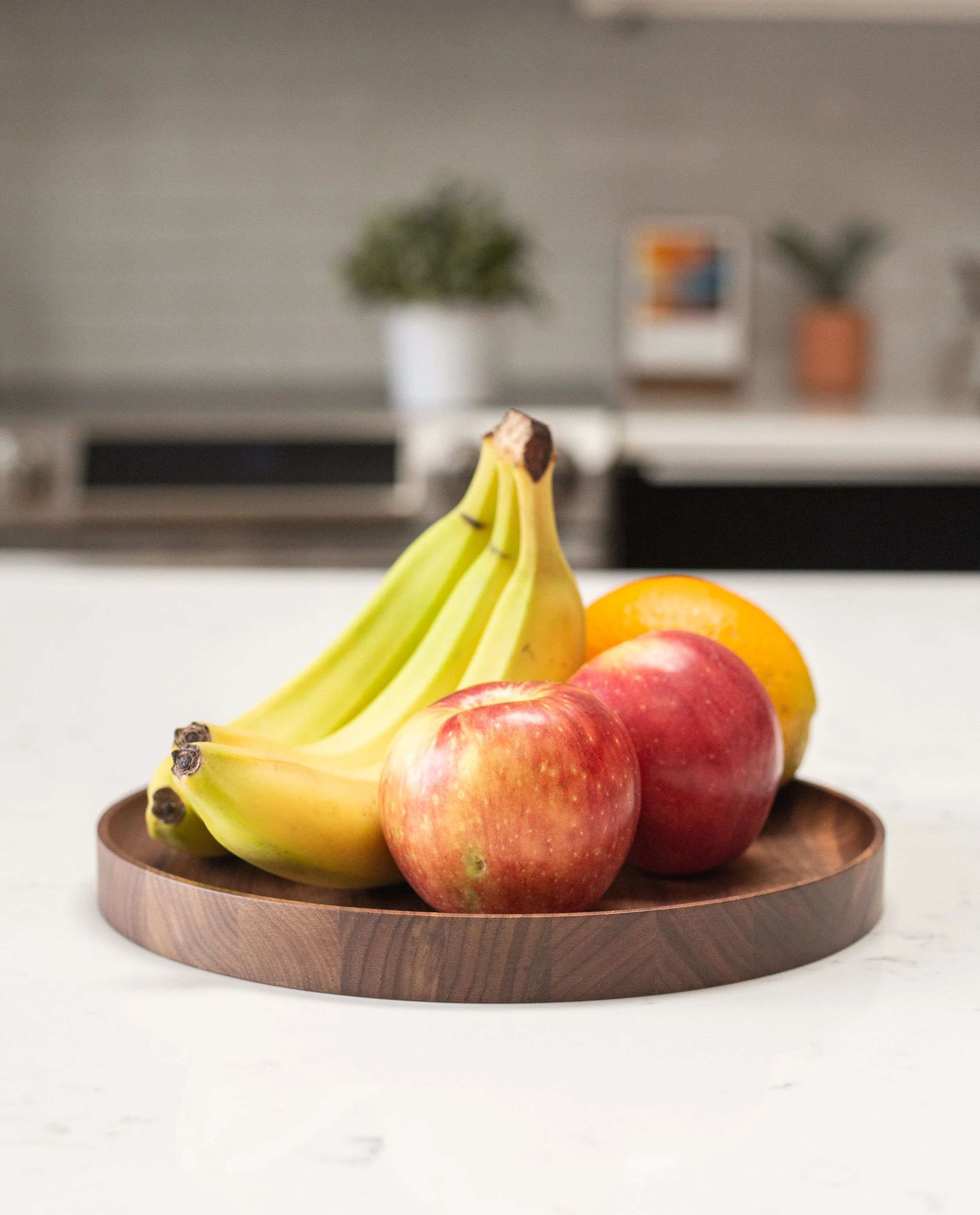 Round Valet Tray (Walnut - Large)