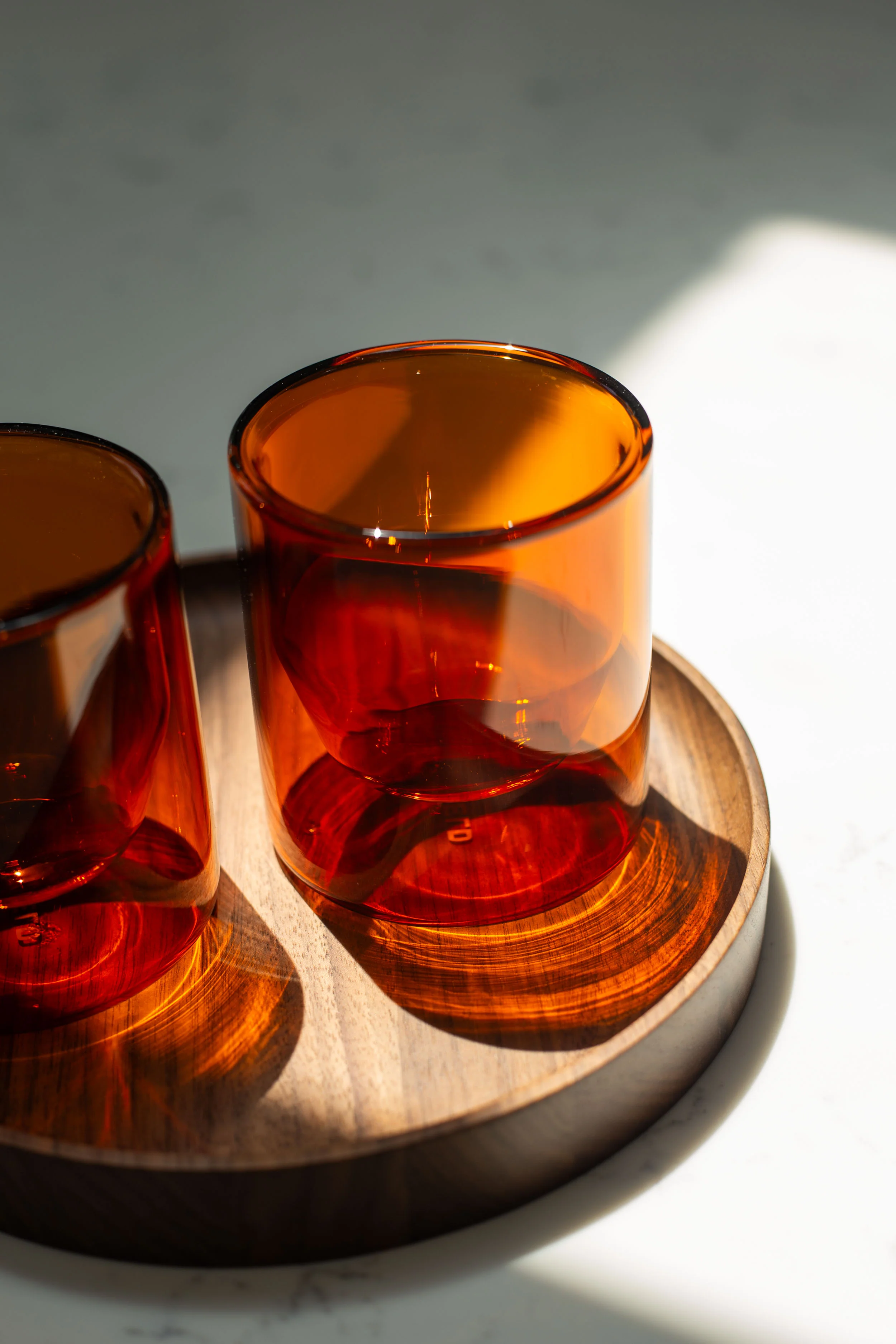 Round Valet Tray (Walnut - Medium)