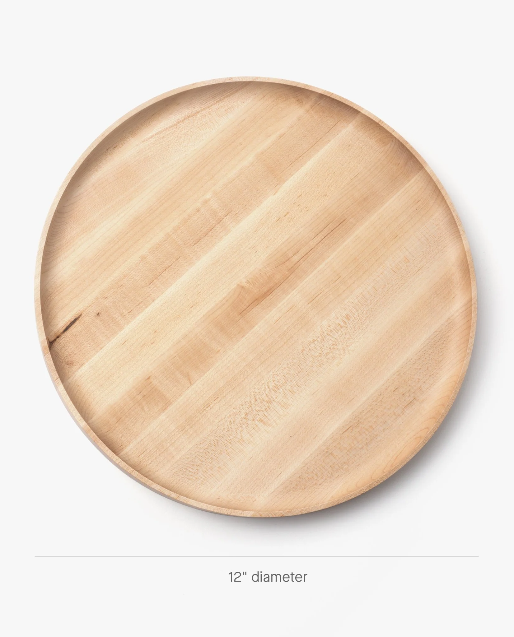 Round Valet Tray (Maple - XL)