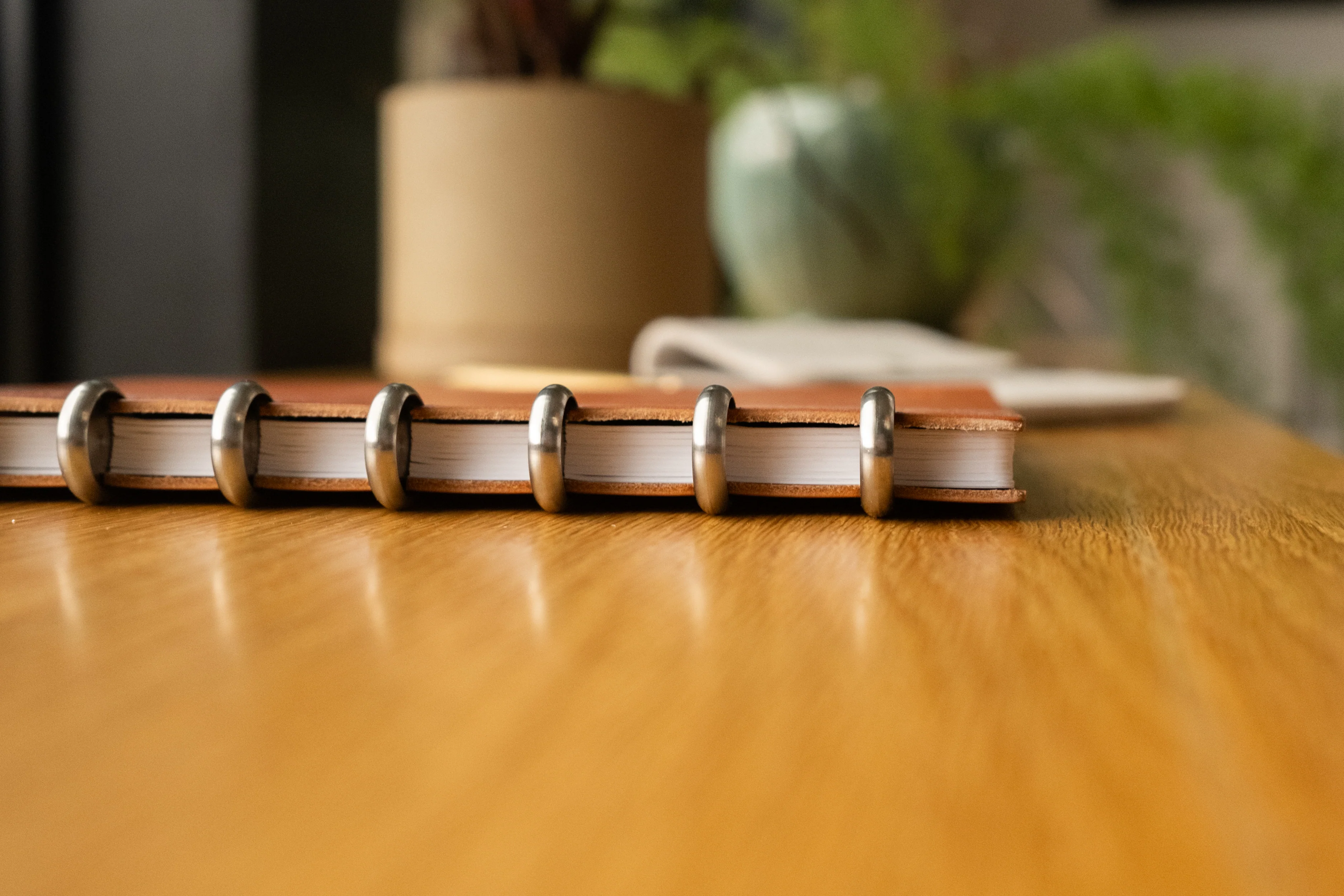 Discbound Heirloom Journal (Tan Leather - Standard 6