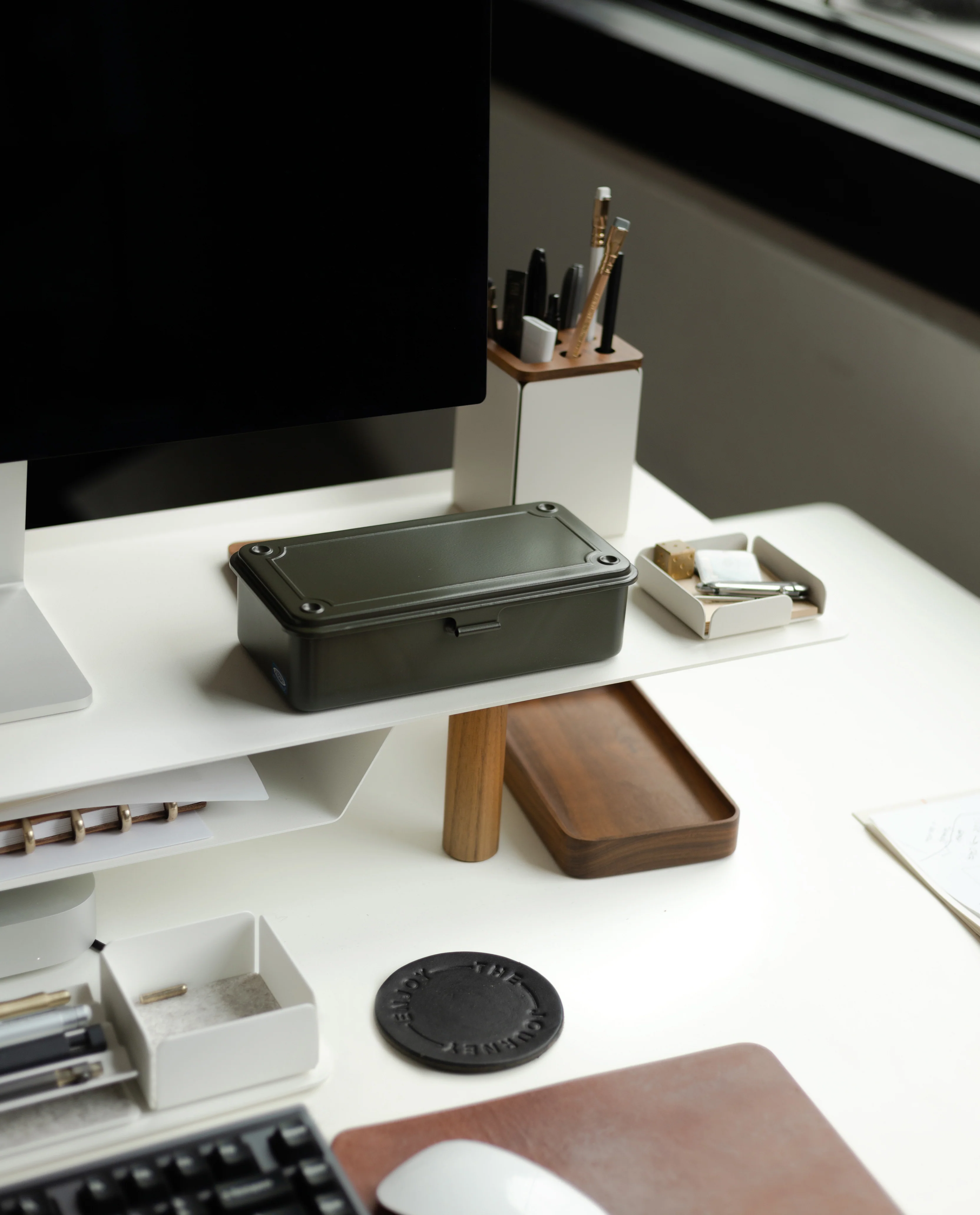 Toyo Steel Stackable Storage Box T-190 (Military Green)