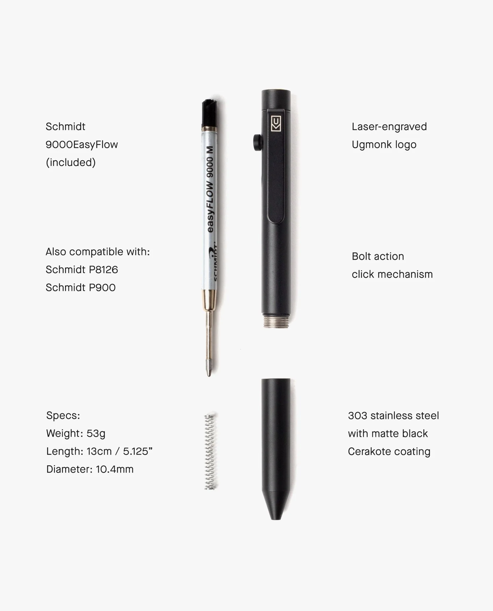 Bolt Action Pen (Onyx)