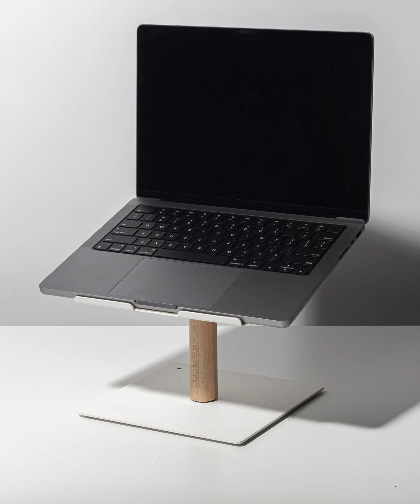 Gather Laptop Stand (White/Maple)