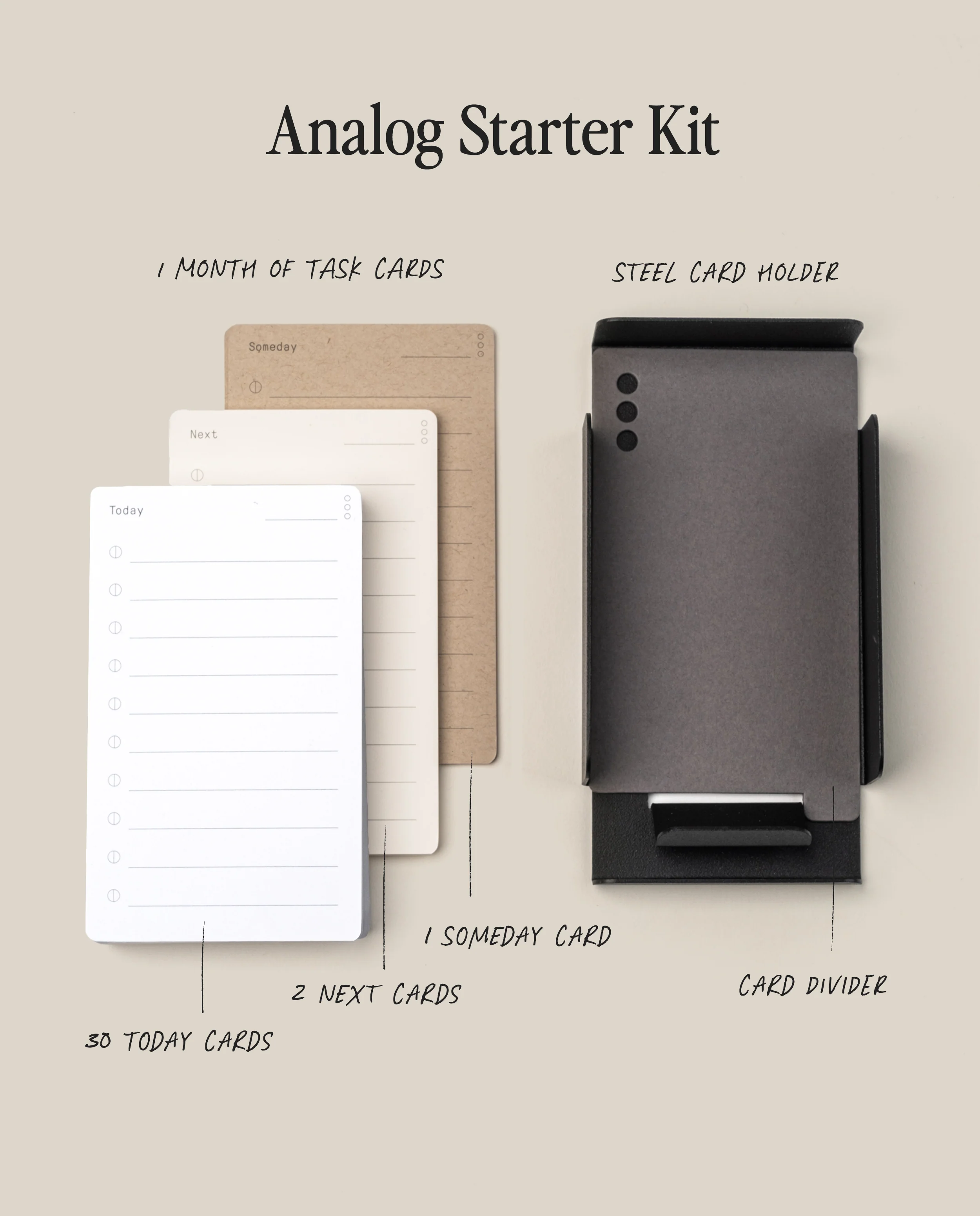 Analog Starter Kit (Black Steel)