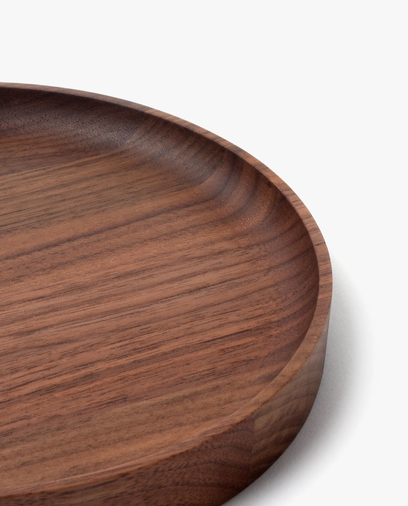 Round Valet Tray (Walnut - Medium)