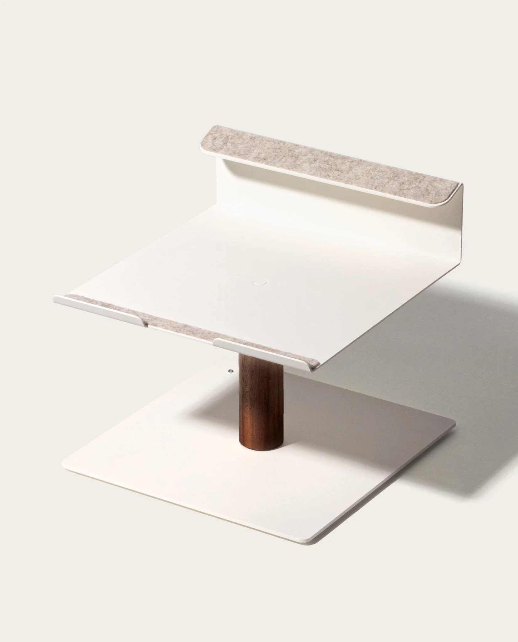 Gather Laptop Stand (White/Walnut)