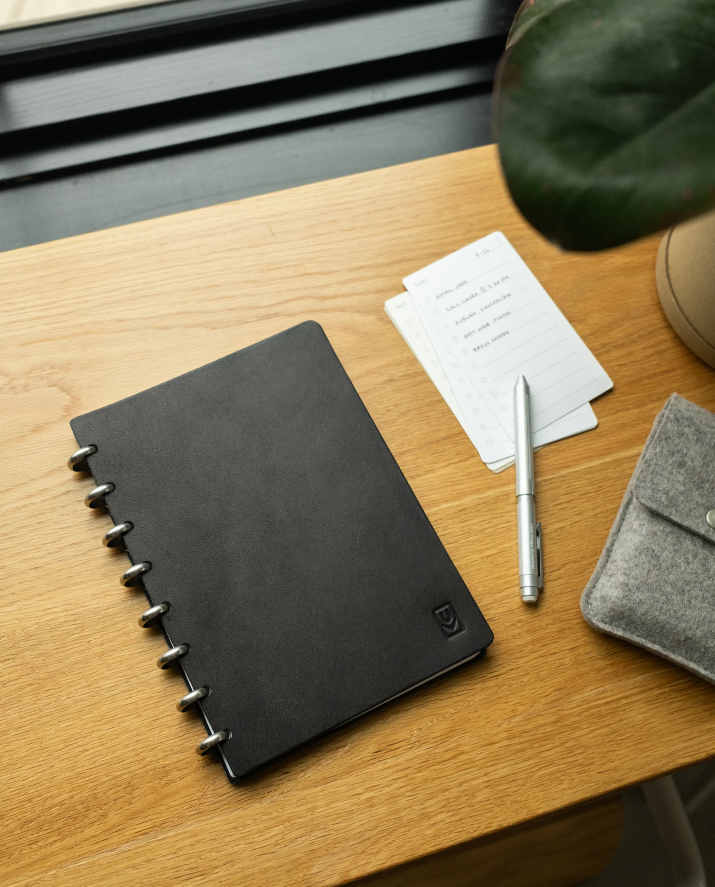 Discbound Heirloom Journal Bundle (Black Leather - Standard 6