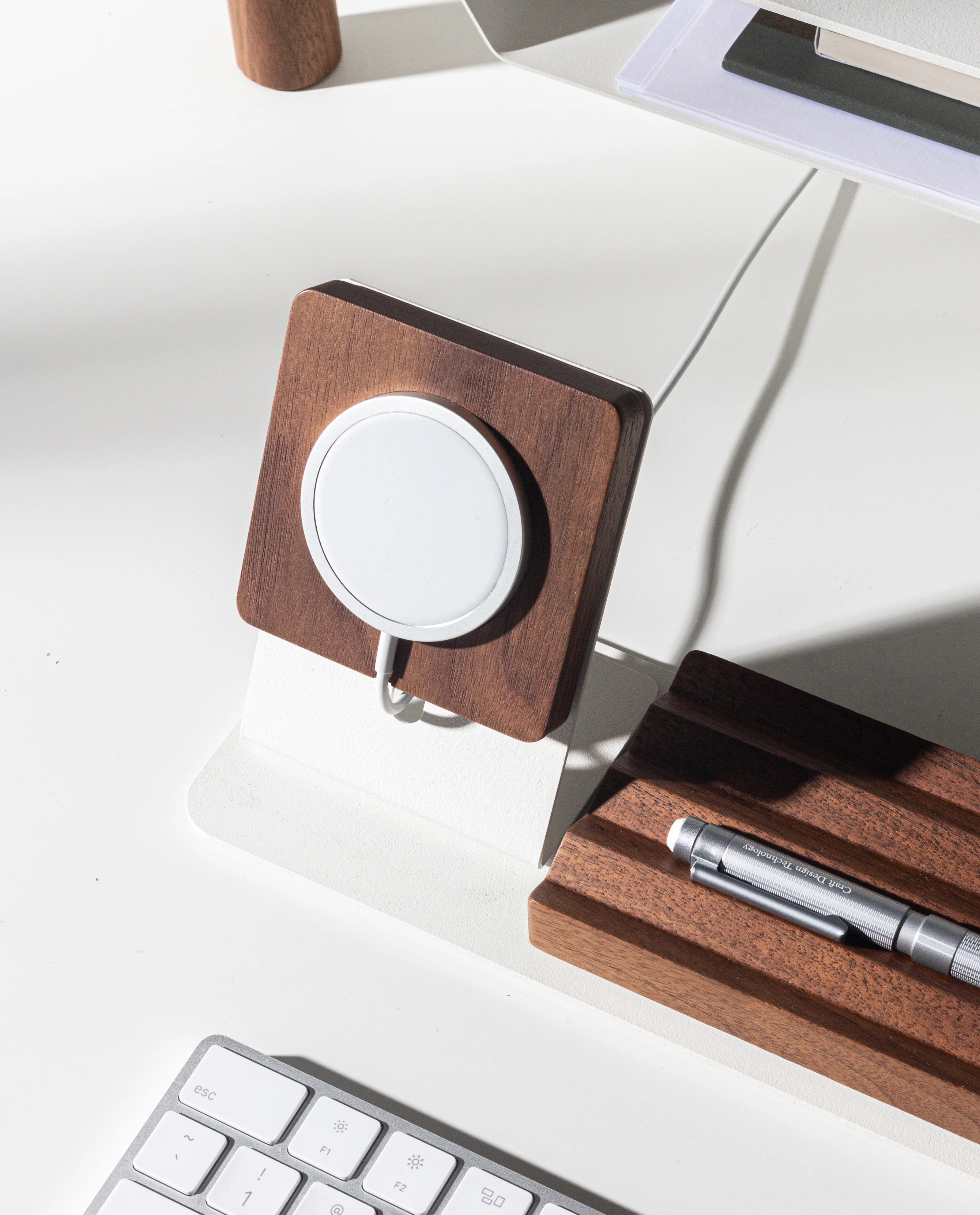 Gather 1x4 Premium Organizer Set (White/Walnut)