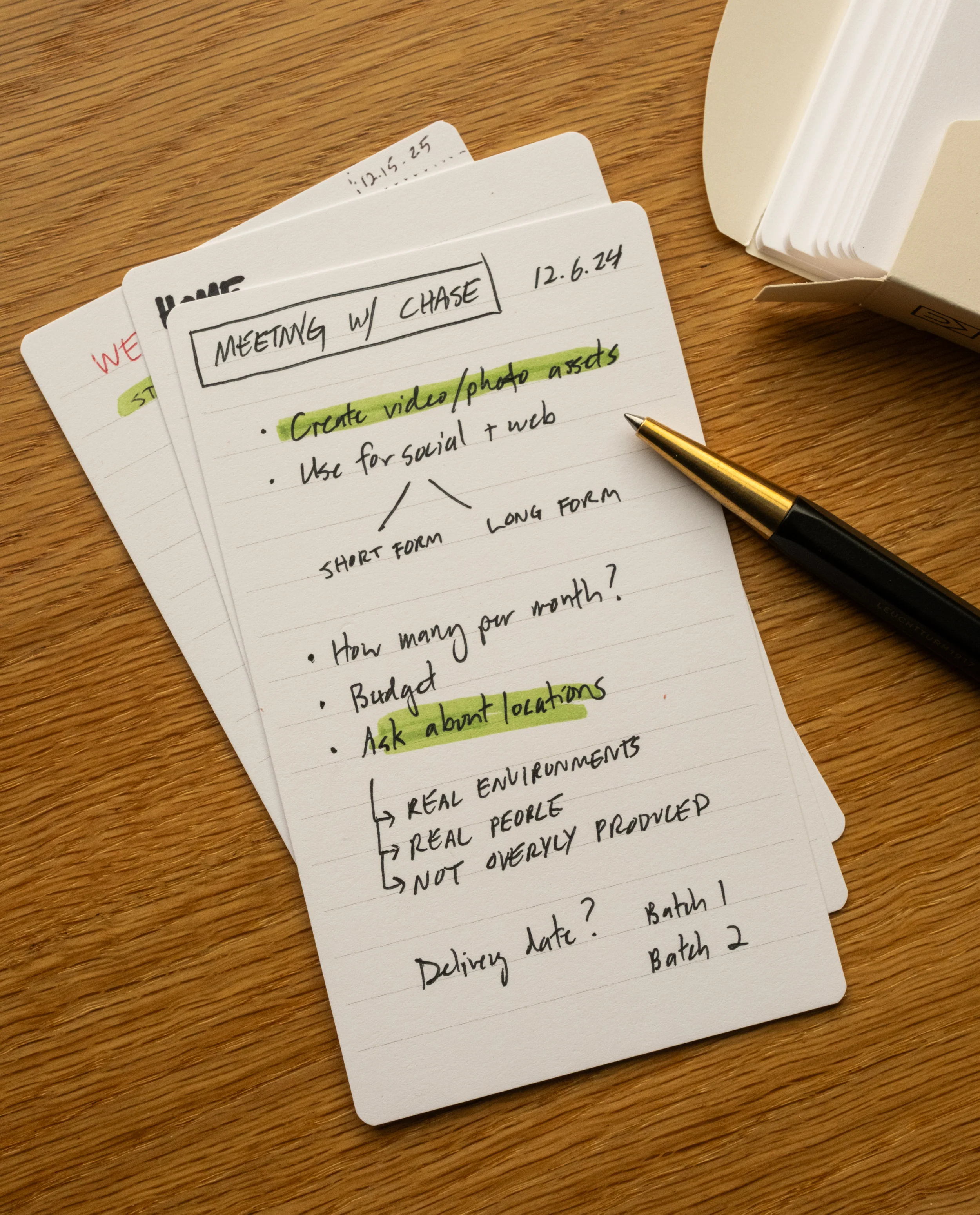 Analog - Lined Cards (3-Pack)