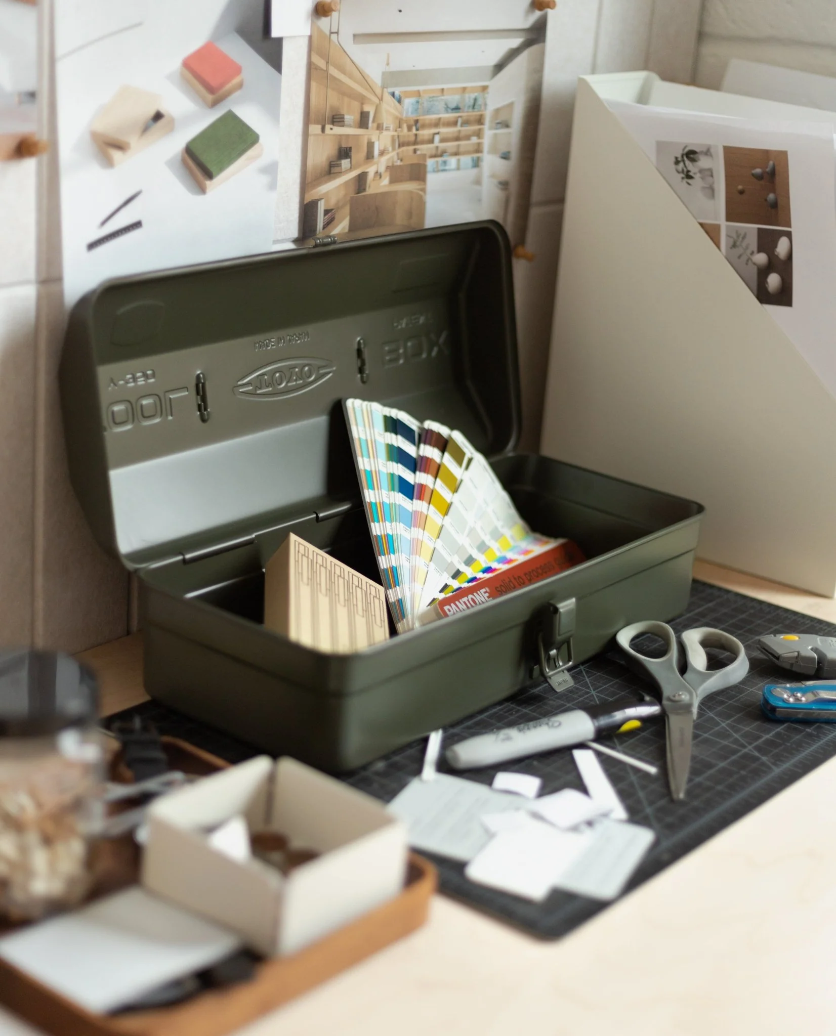 Toyo Camber-top Toolbox Y-350 (Military Green)