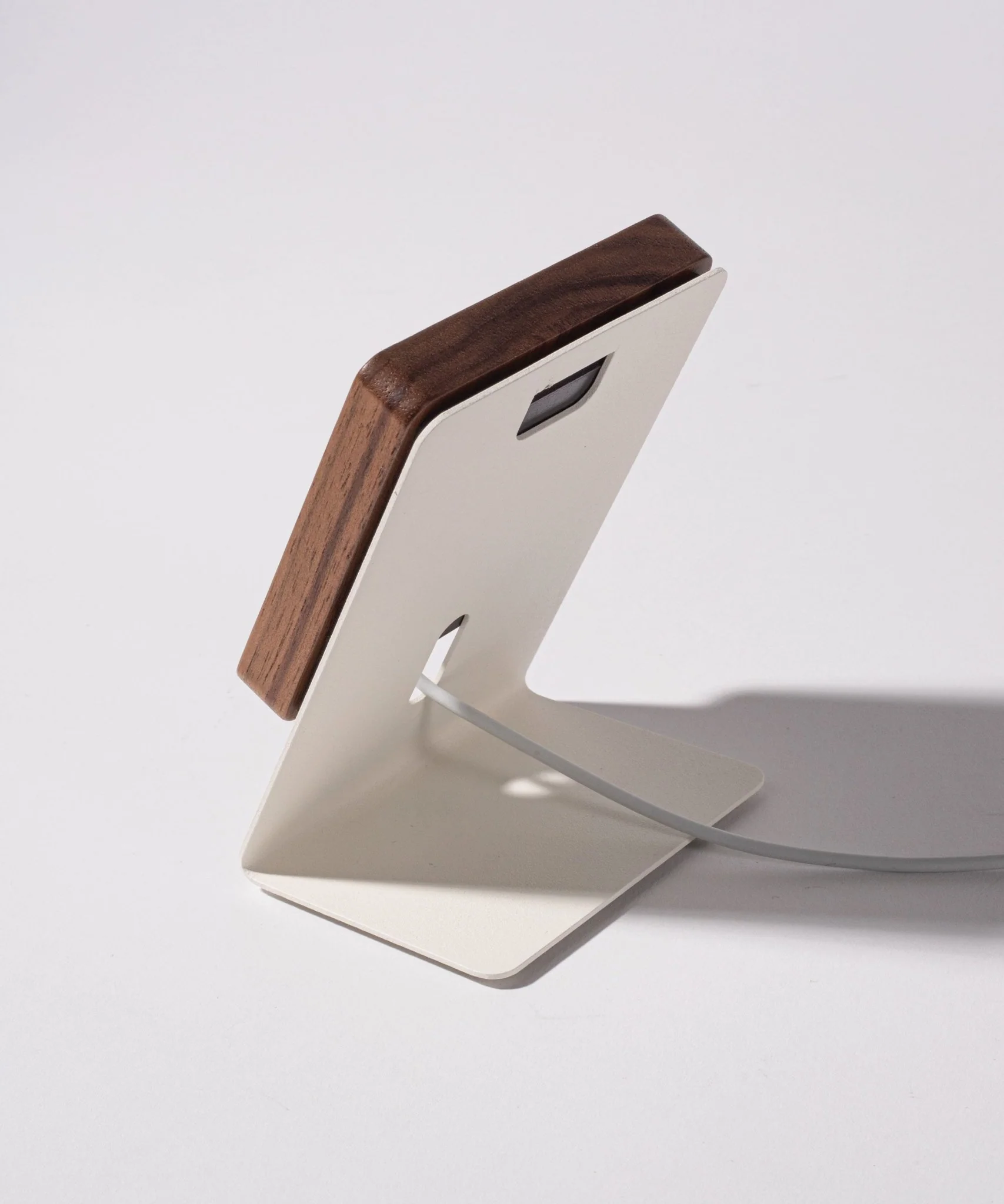 Gather MagSafe Phone Stand (1x1 - White/Walnut)