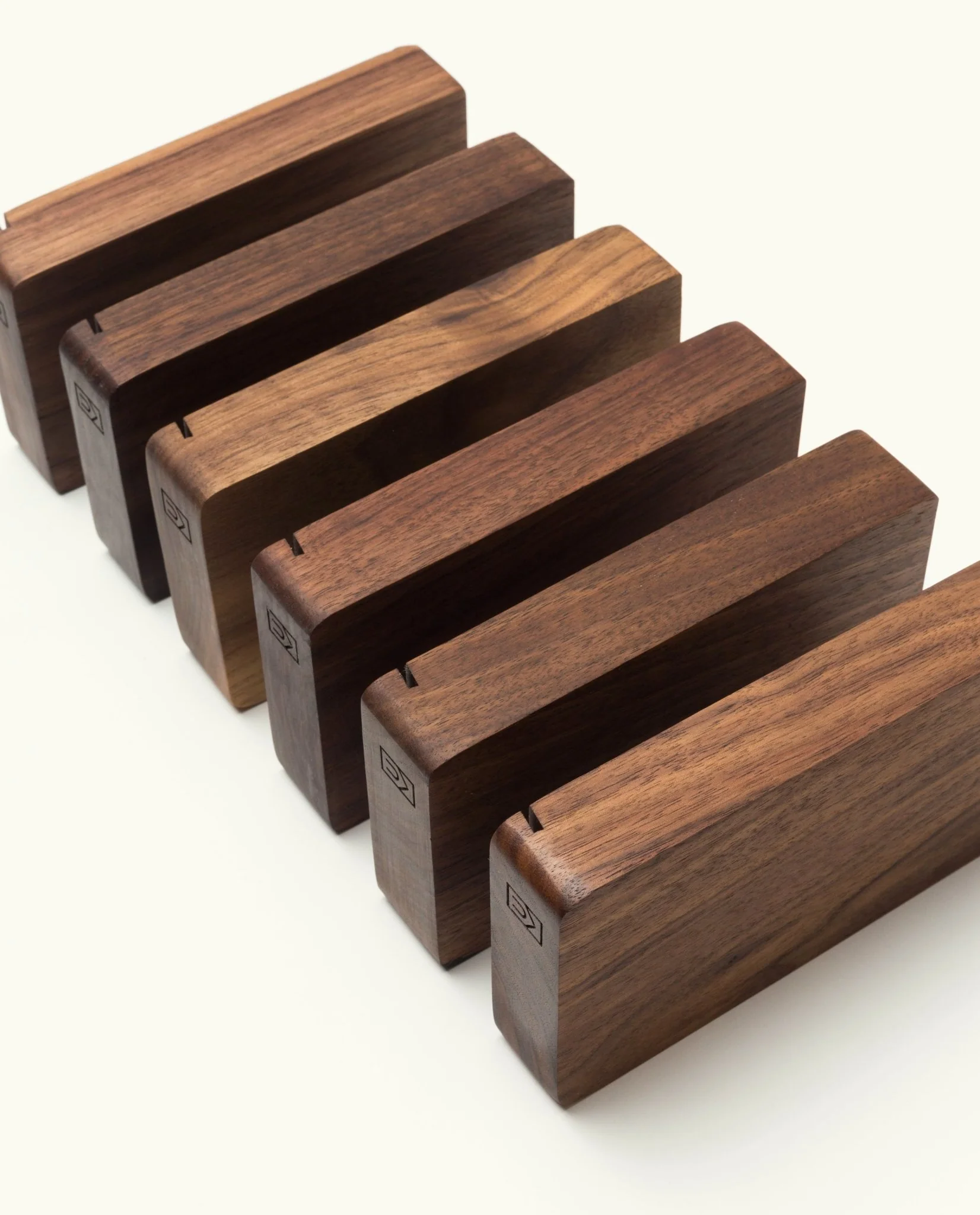 Analog Premium Wood Card Holder (Walnut)