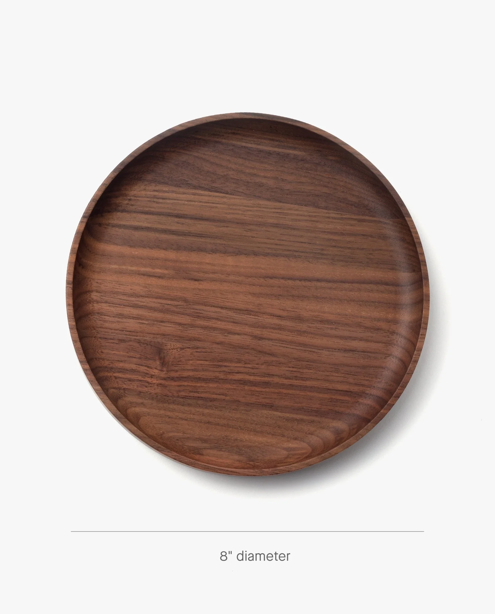 Round Valet Tray (Walnut - Medium)