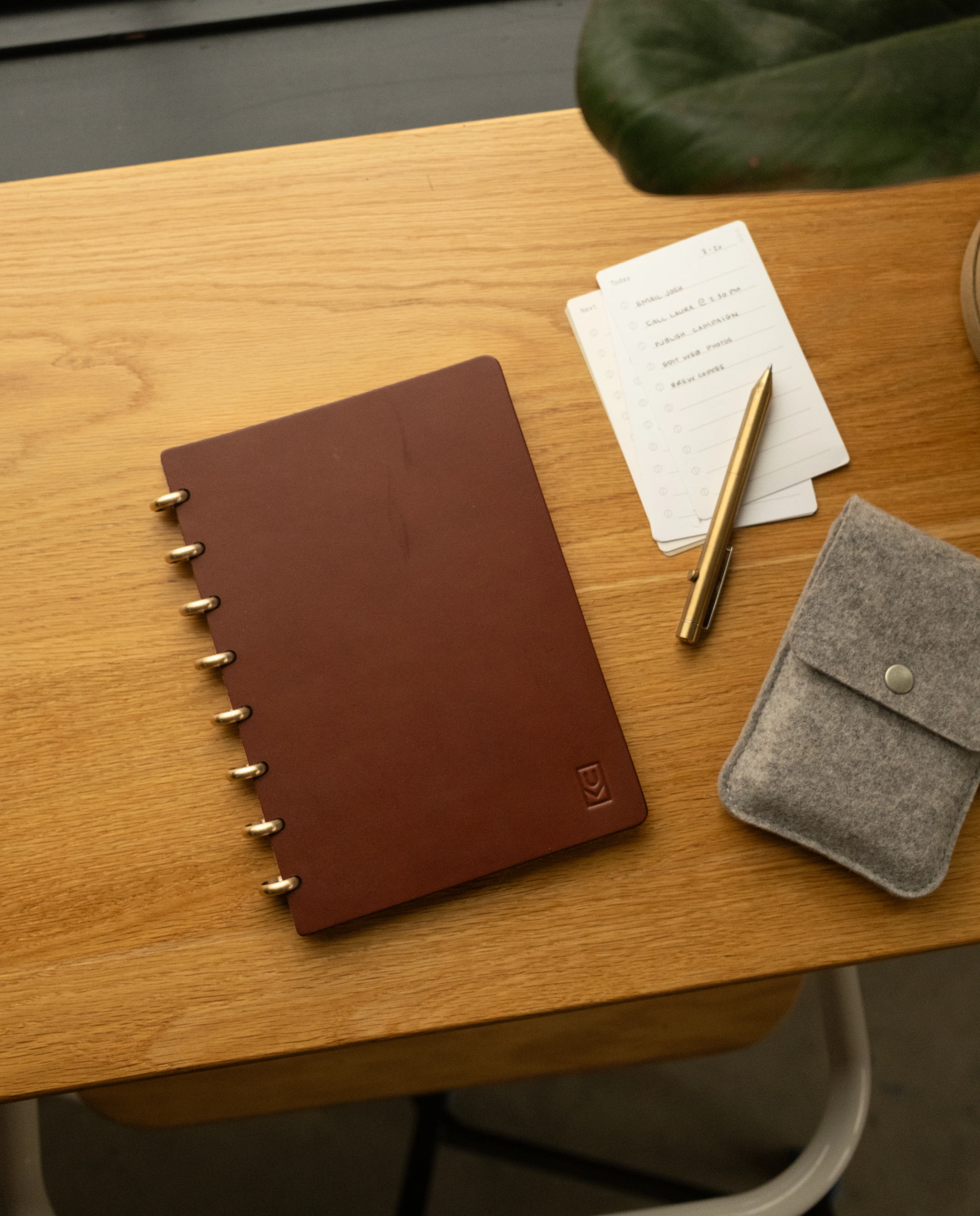 Discbound Heirloom Journal (Brown Leather - Standard 6