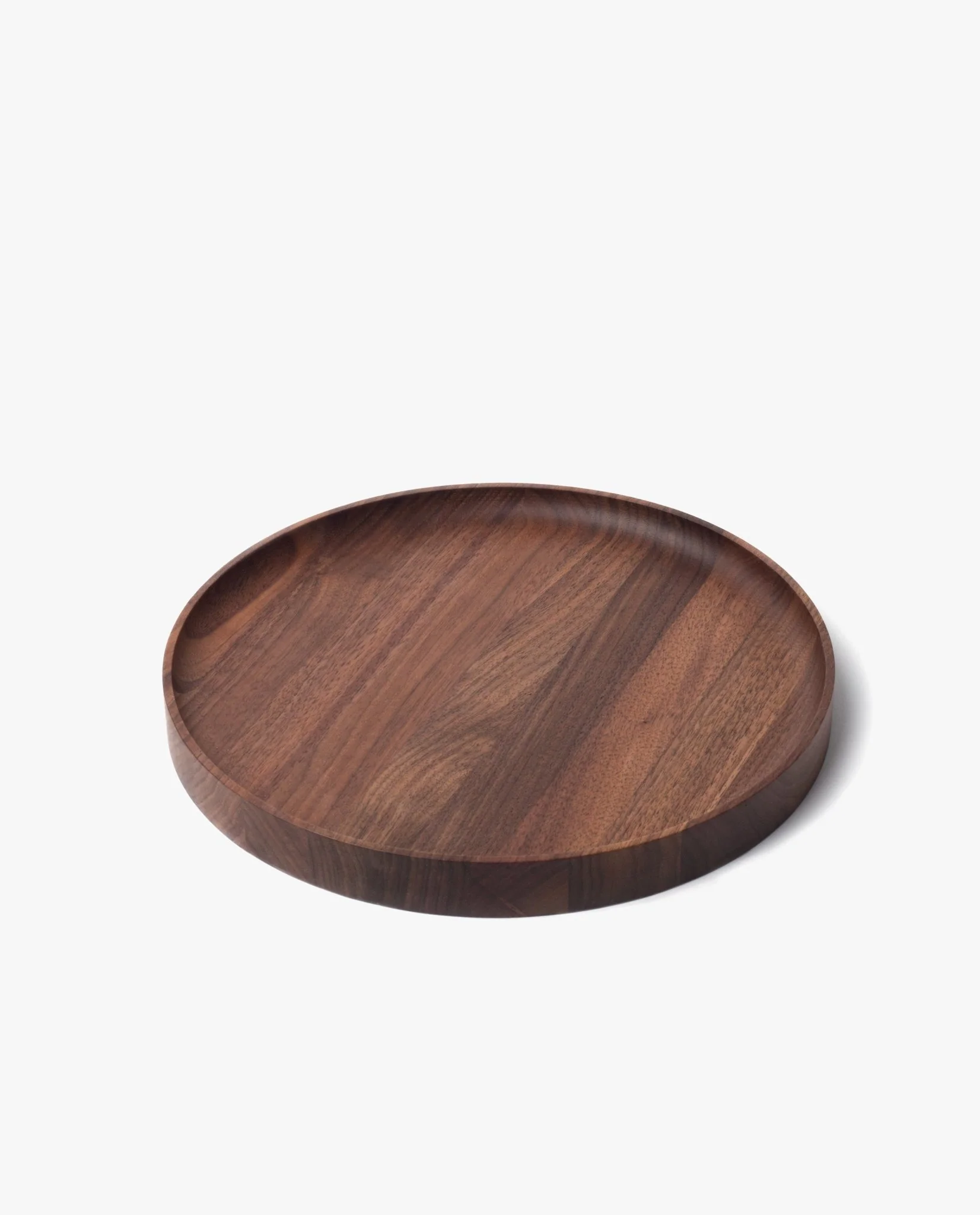 Round Valet Tray (Walnut - Large)