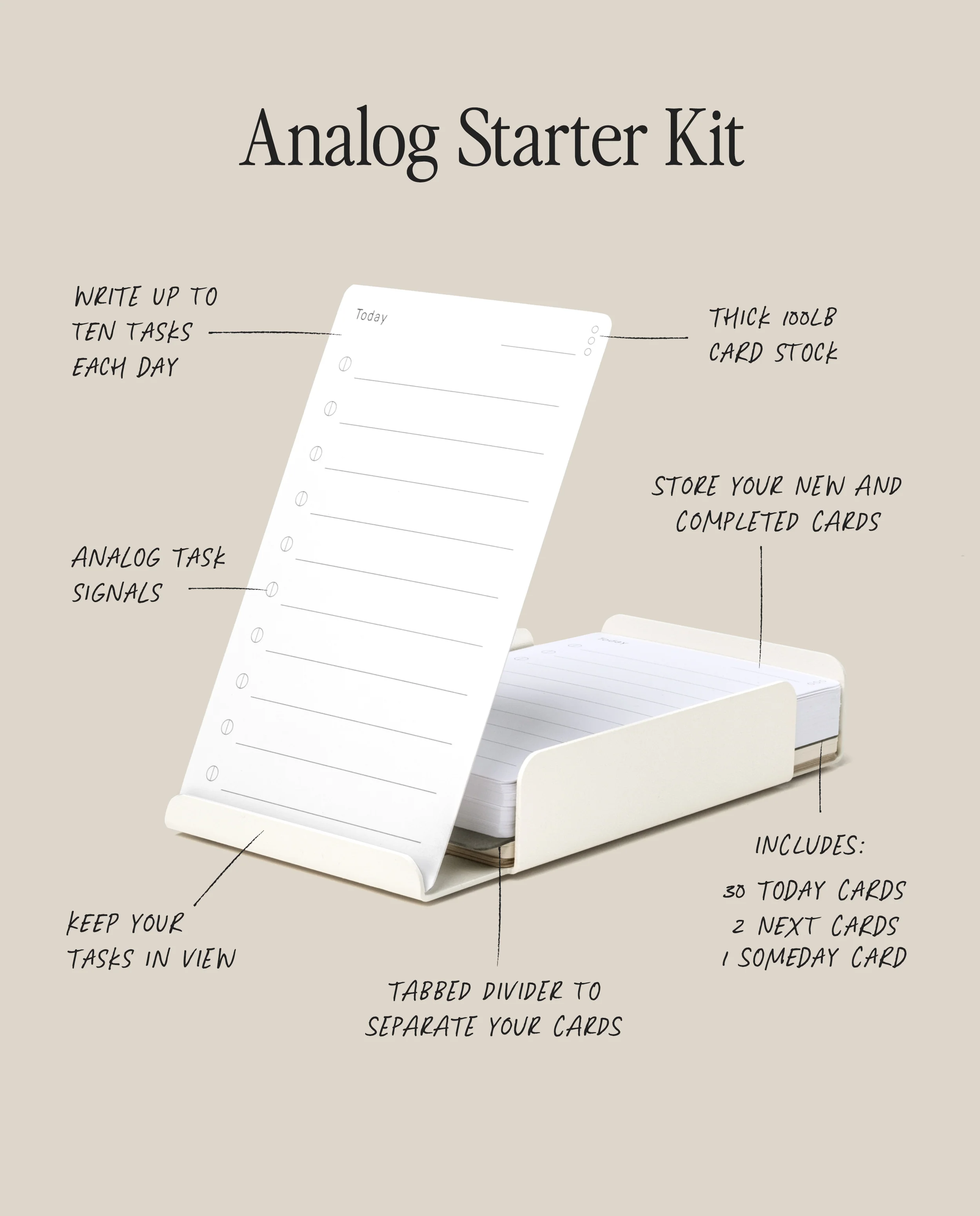 Analog Starter Kit (White Steel)