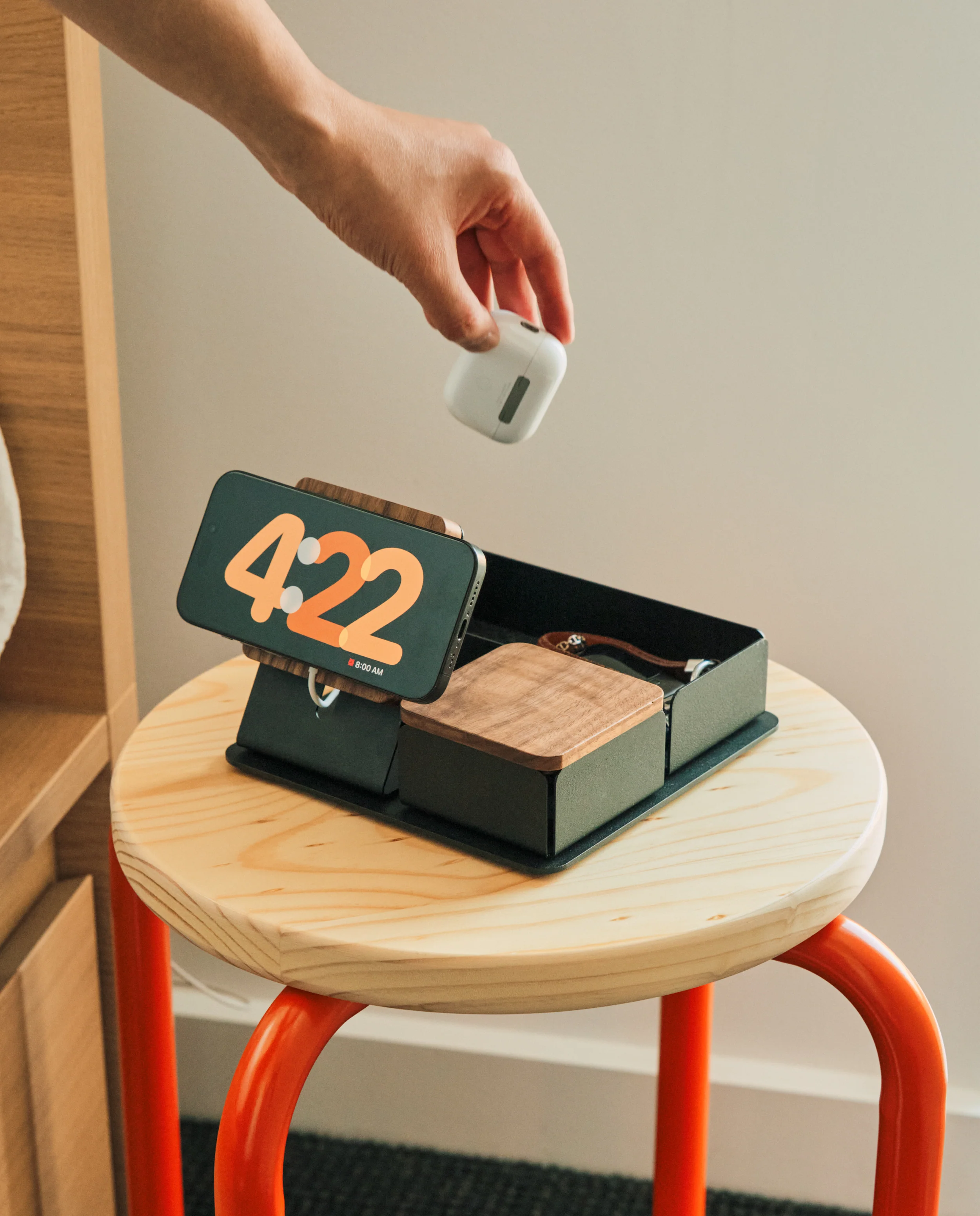 Gather 2x2 Premium Organizer Set (Black/Walnut)