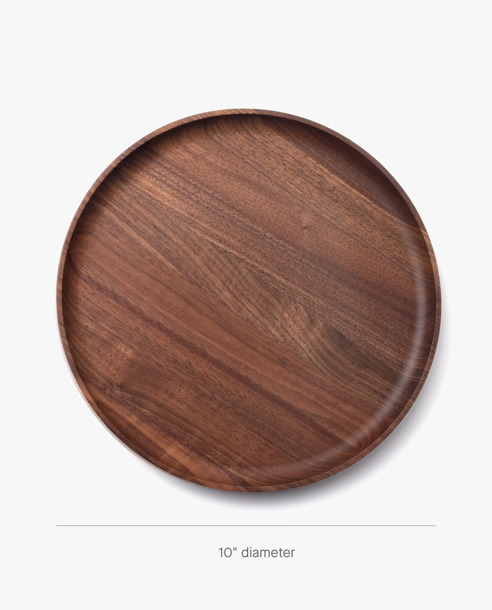 Round Valet Tray (Walnut - Large)