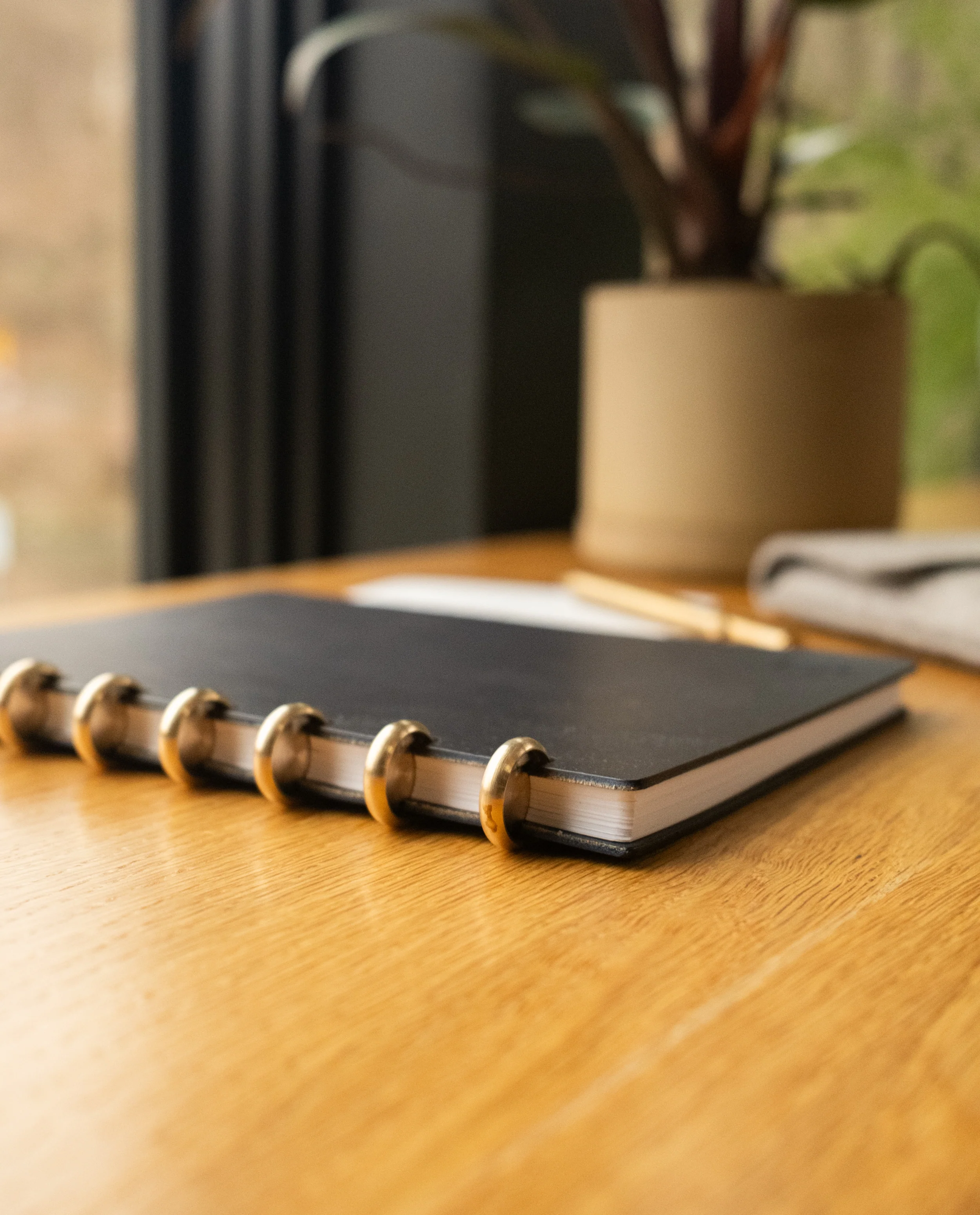 Discbound Heirloom Journal Bundle (Black Leather - Standard 6