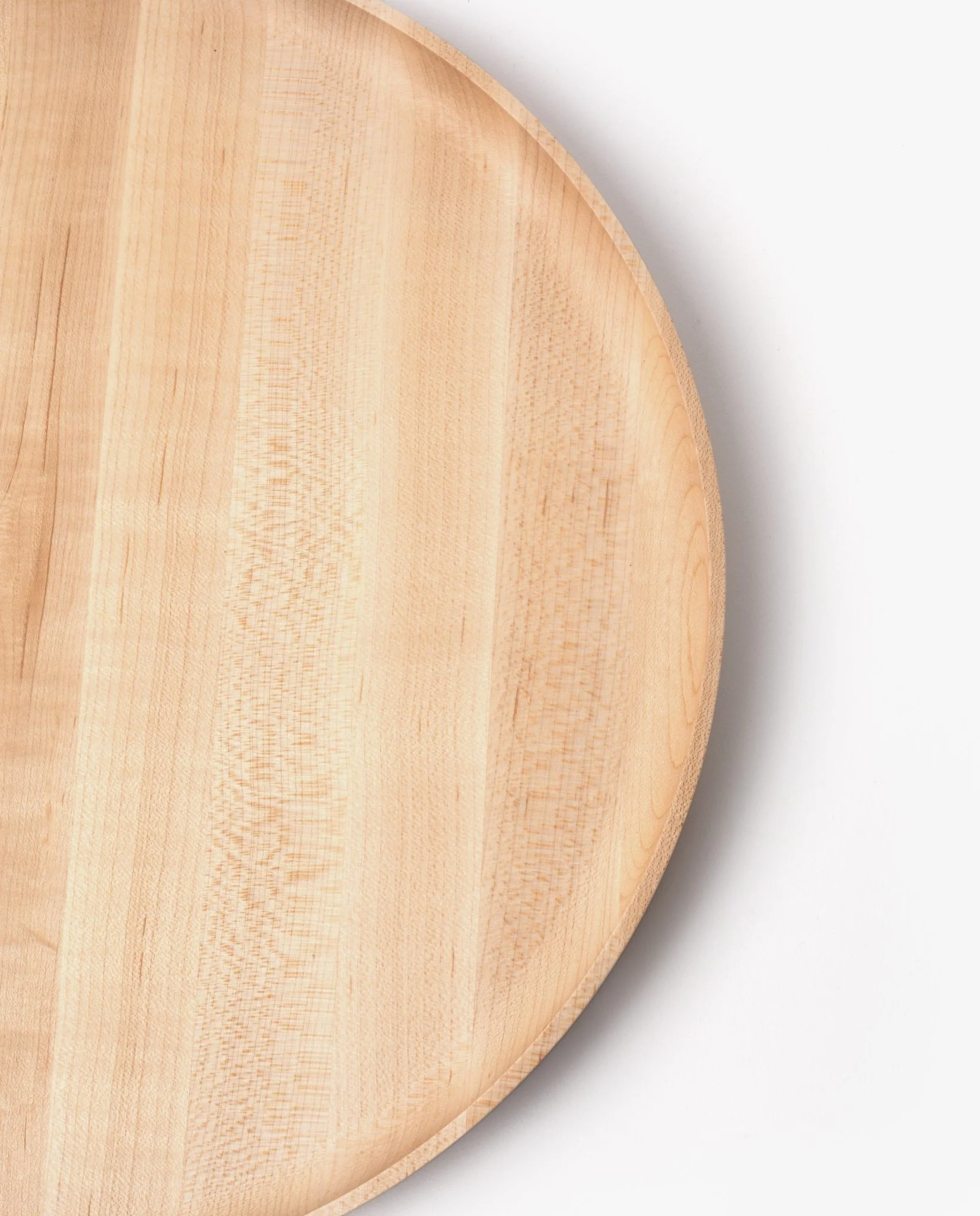 Round Valet Tray (Maple - XL)